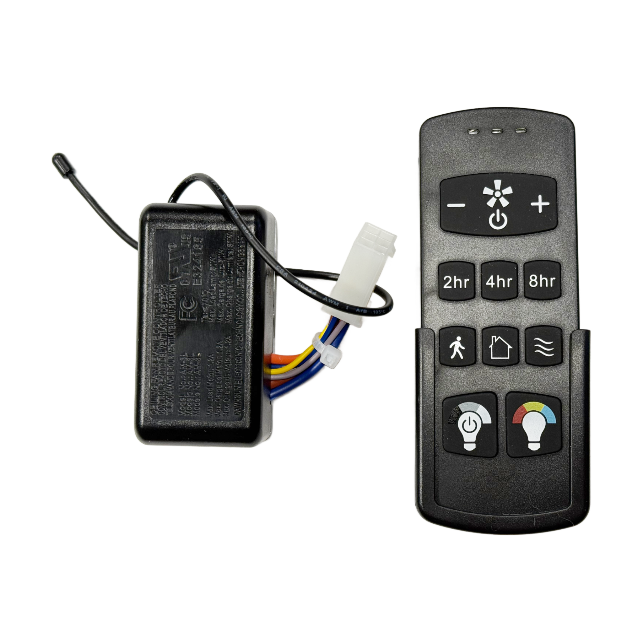 Harbor Breeze Remote Control and Receiver Kit for Boltz III, Mac III, Reverdy, and Crestwell Ceiling Fans | 4L000016450