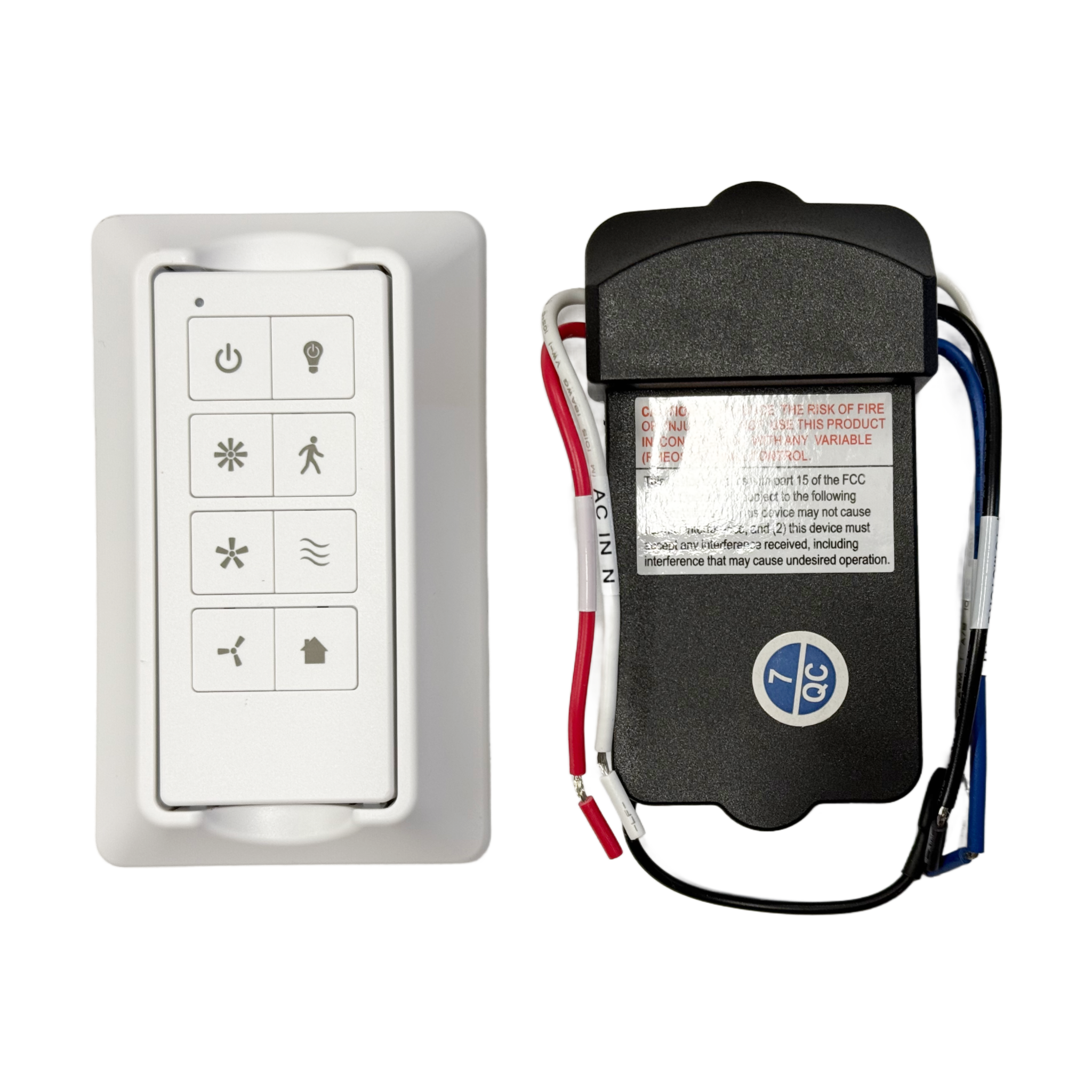 Harbor Breeze Remote Control and Receiver Kit for Summersville Ceiling Fans | 4L000015190, 2AQZU-18052, MRAC04S1M-LD-F0