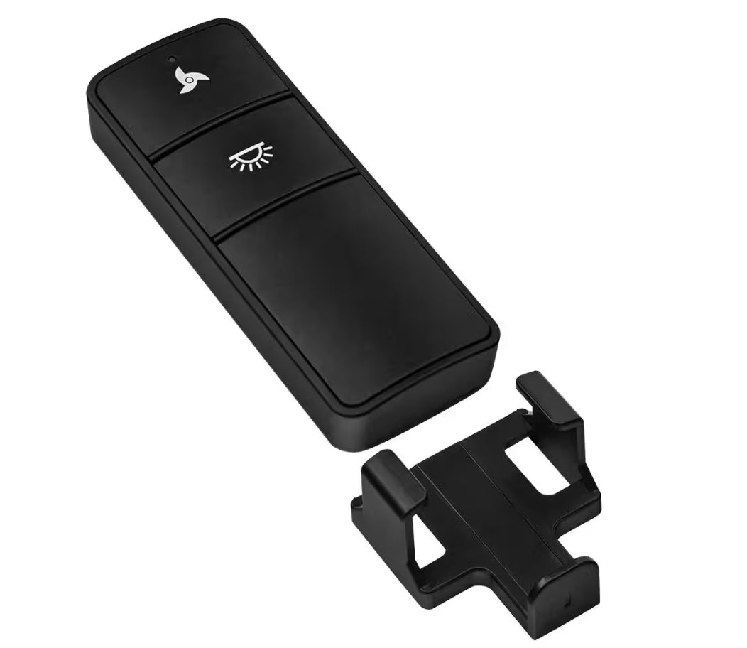 Kit de ventilador de techo universal Hampton Bay con control remoto básico de encendido y apagado (resistente a la humedad)