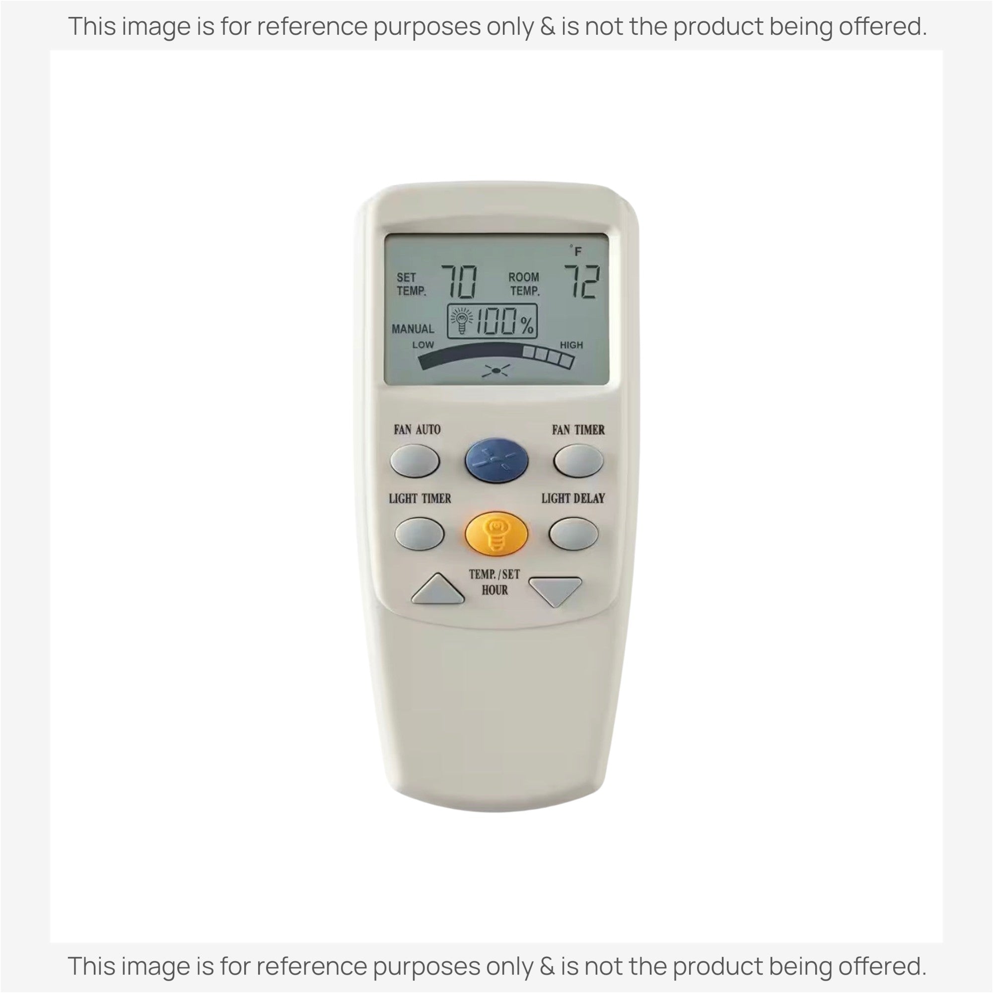 Hampton Bay KUJCE10305 Mando a Distancia Termostático para Ventilador de Techo | 303.875 MHz - TR201A