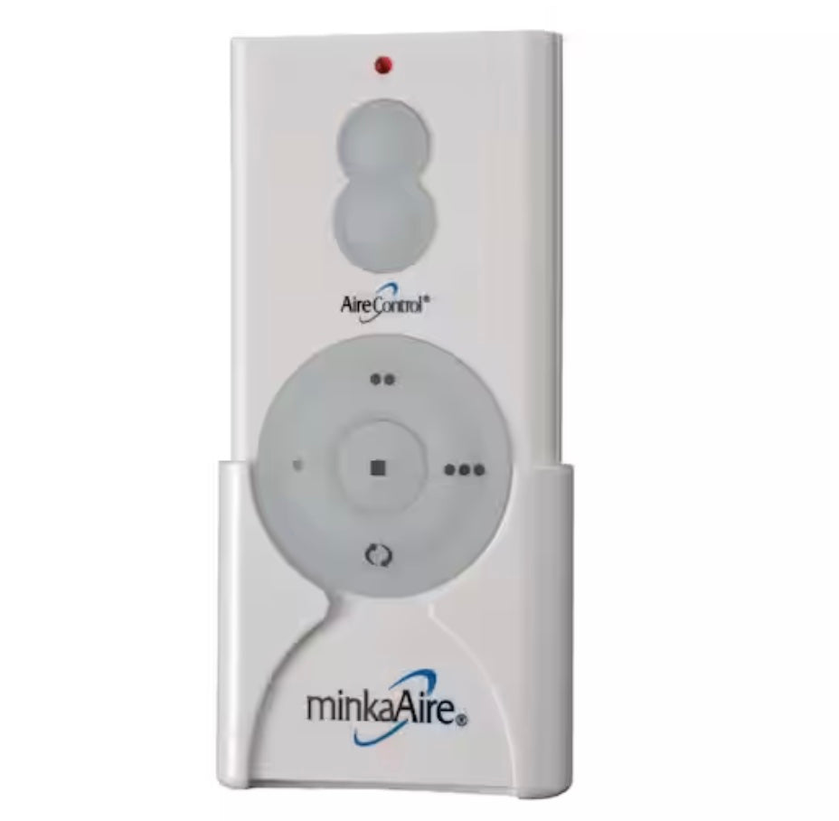 Minka-Aire AireControl 3-Speed Handheld Ceiling Fan Remote Control with Reverse Key - White - RC210, DL-2101T, Y7ZDL2101T