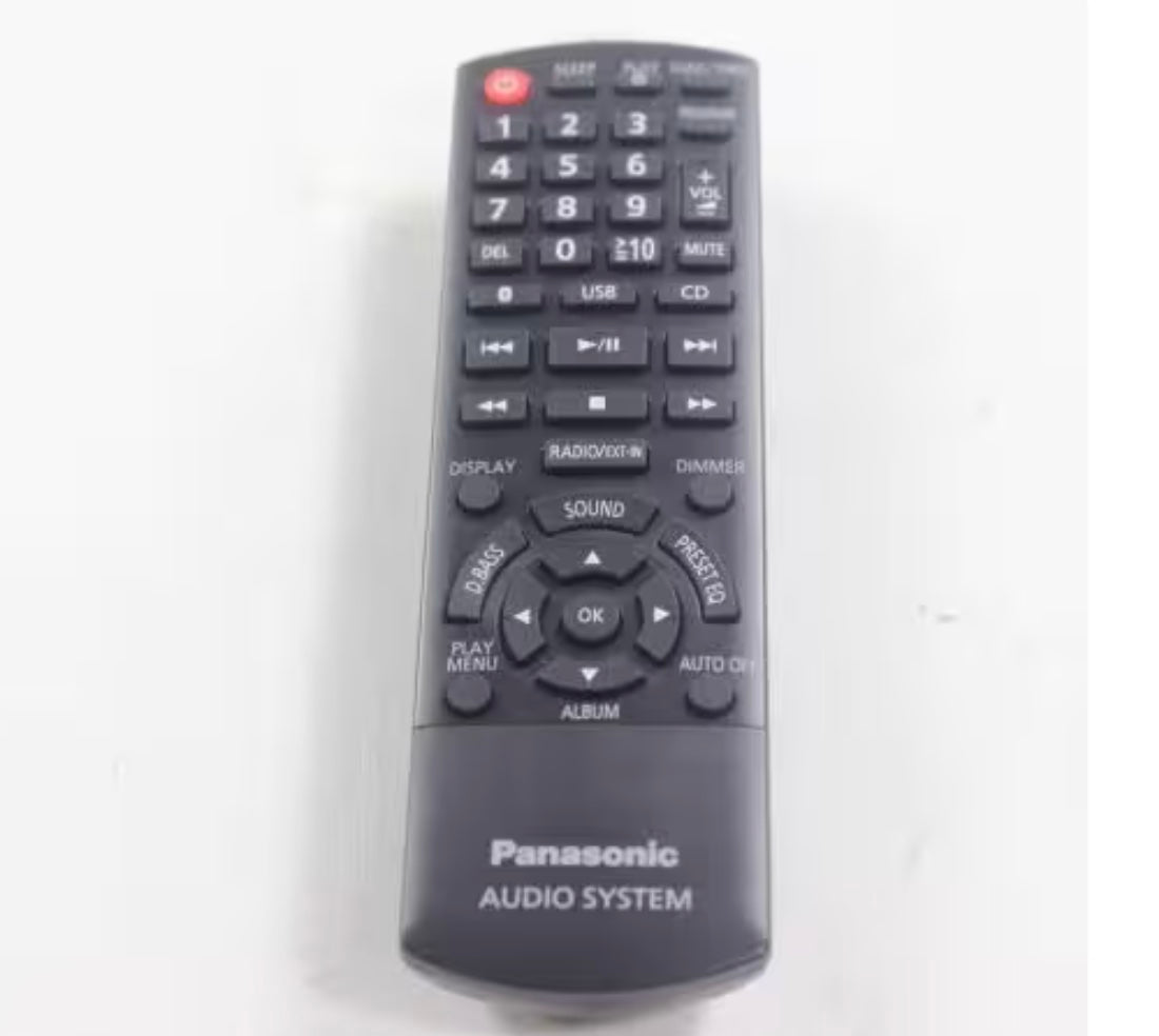 Panasonic N2QAYB000989 Audio System Remote Control