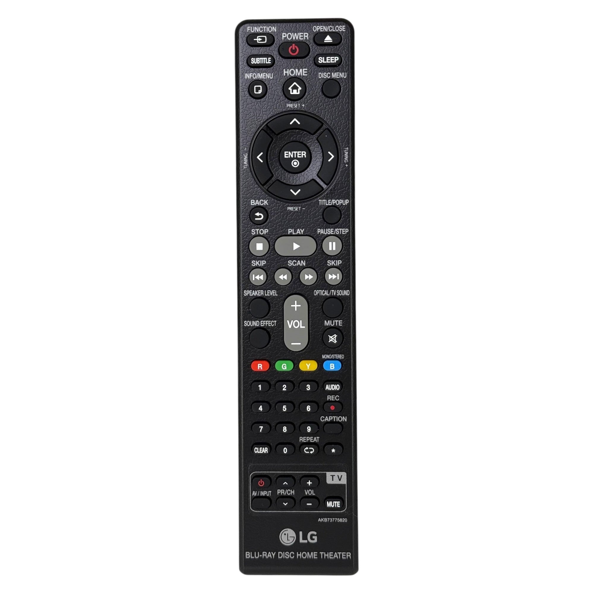 LG AKB73775820 Blu-Ray Disc Home Theater System Remote Control - AKB73775820