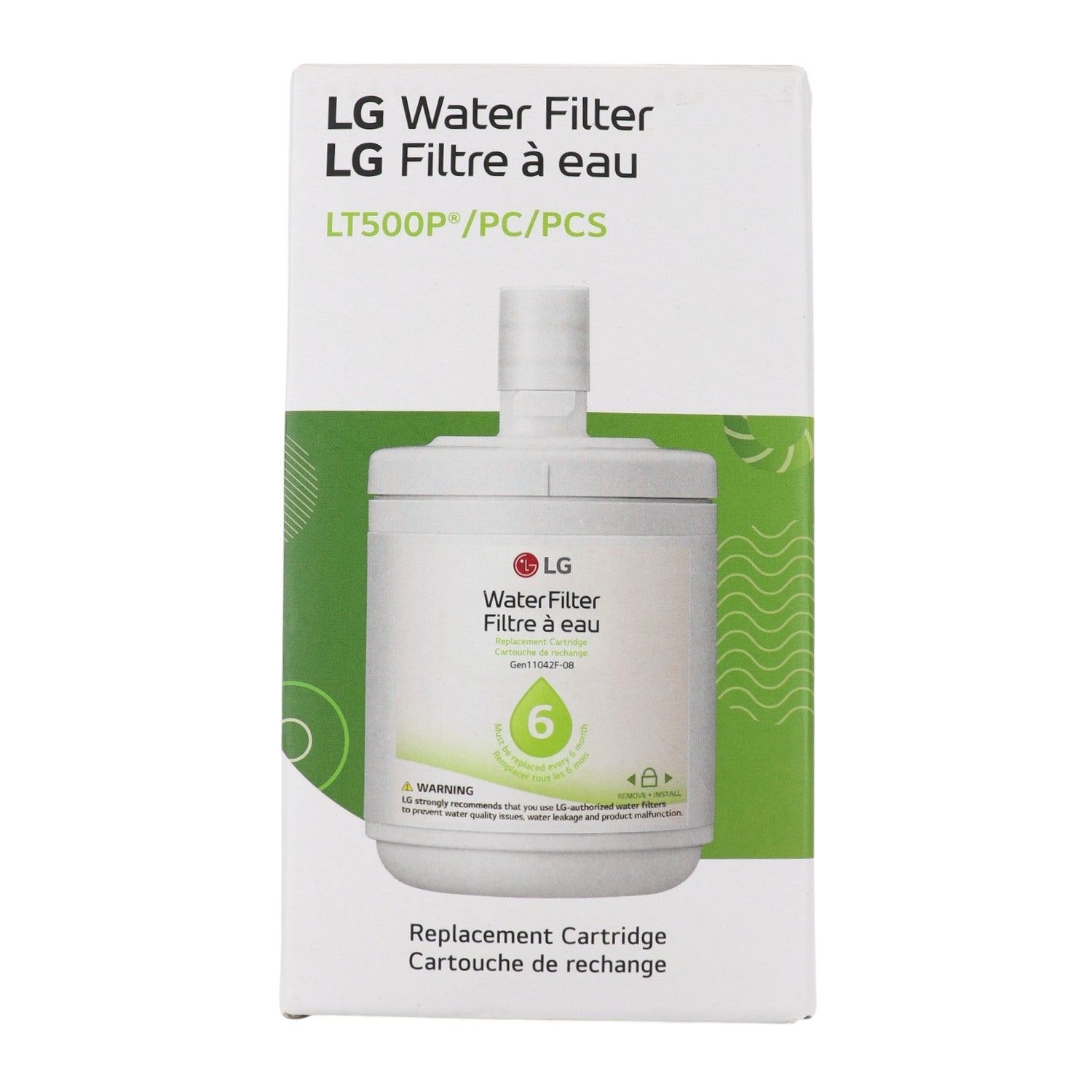 Filtre à eau pour réfrigérateur LG ADQ72910911
