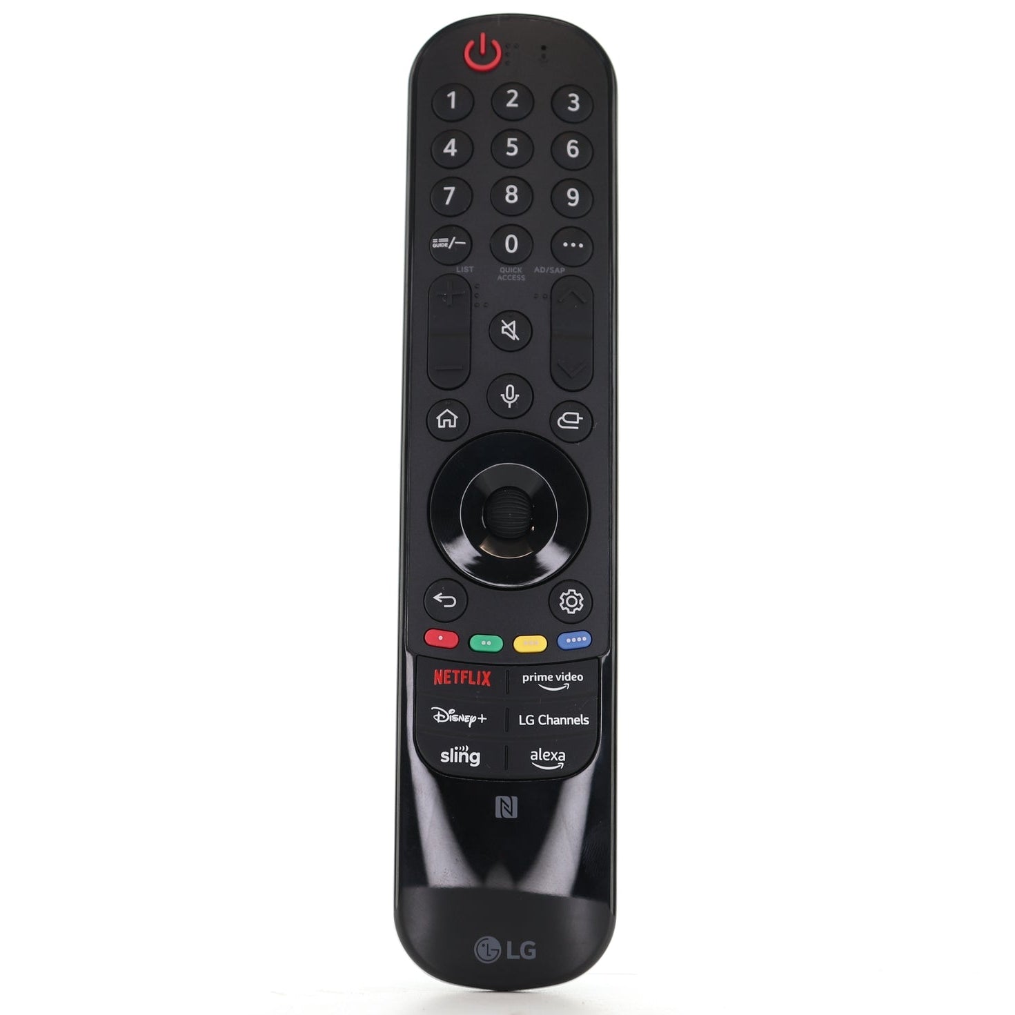 LG MR24GN Magic TV Remote Control | NFC | Voice | Netflix | Prime Video | Disney+ | Lg Channels | Sling | Alexa- AKB76045102
