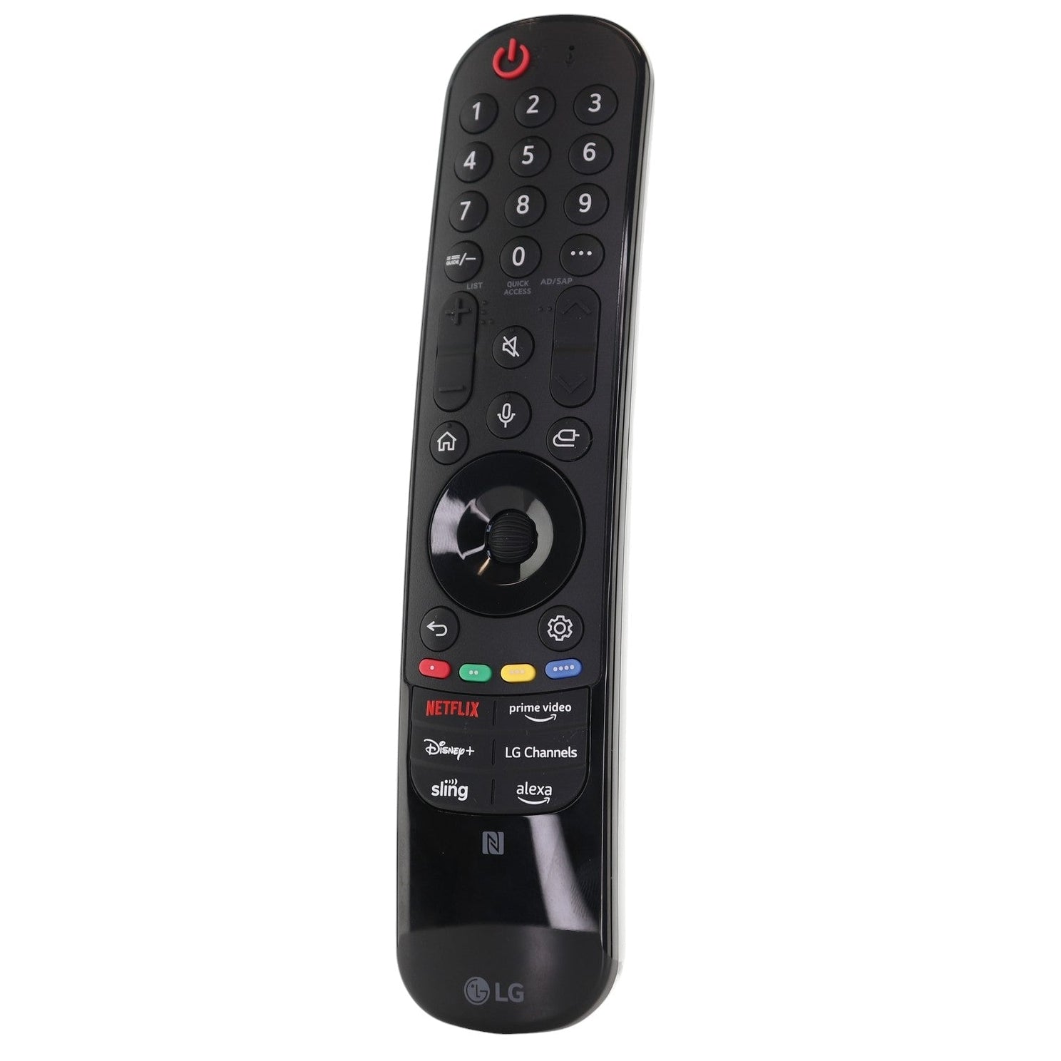 LG MR24GN Magic TV Remote Control | NFC | Voice | Netflix | Prime Video | Disney+ | Lg Channels | Sling | Alexa- AKB76045102