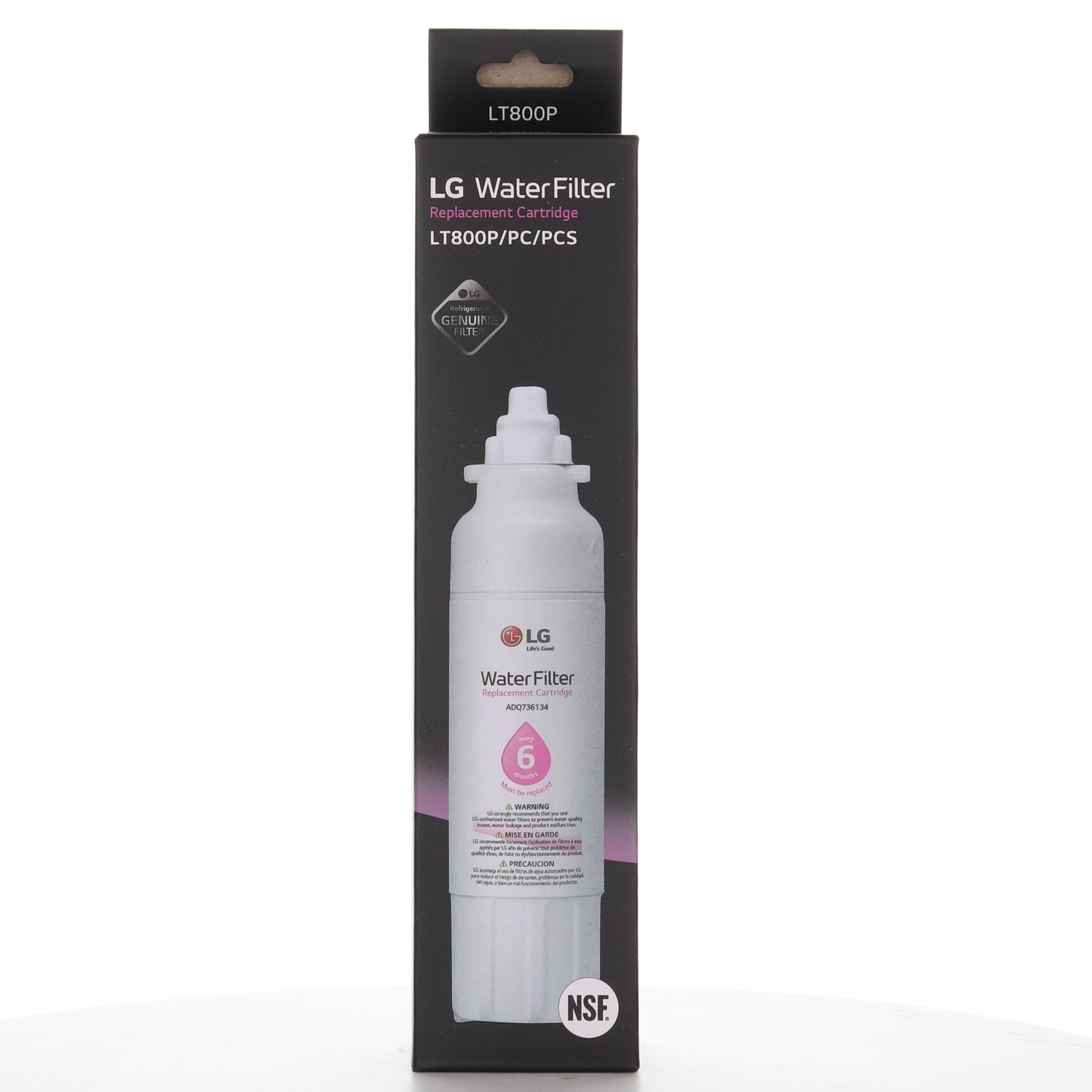 Filtre à eau d'origine pour réfrigérateur LG LT800P - ADQ73613408