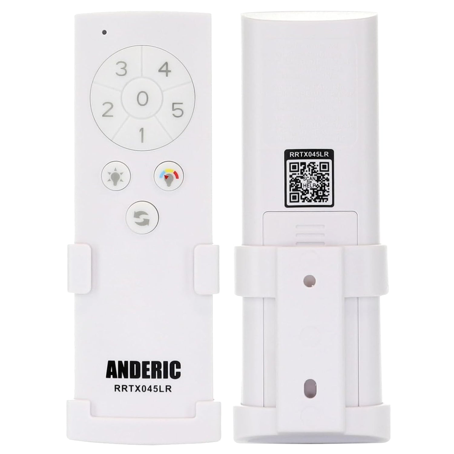 Anderic RRTX045LR Replacement Ceiling Fan Remote Control for Home Decorators Collection A25-TX045-LR