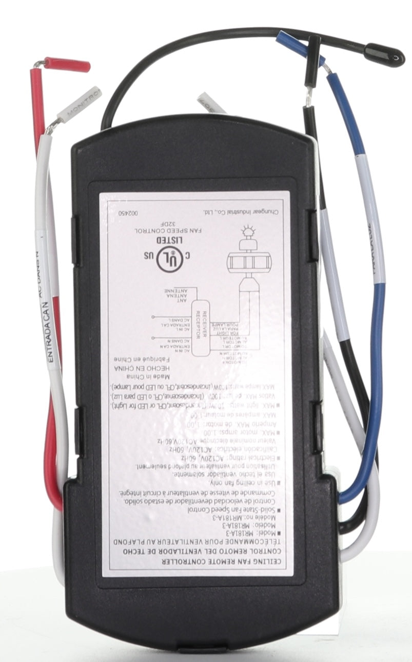 Récepteur pour ventilateur de plafond Hampton Bay MR181A-3