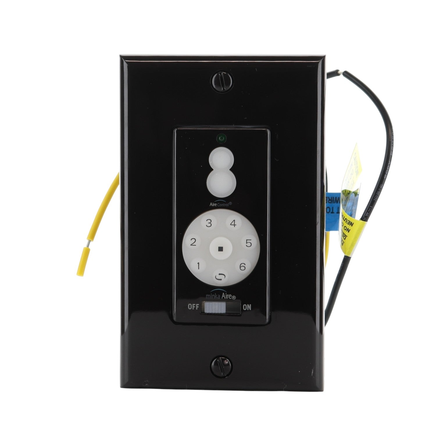 Minka-Aire WC1000 AireControl 6-Speed Wall Mount Ceiling Fan Remote Control | Up/Down Light | Dimming | For/Rev - WC1000