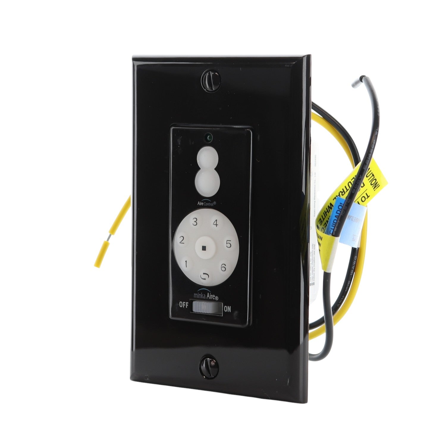 Minka-Aire WC1000 AireControl 6-Speed Wall Mount Ceiling Fan Remote Control | Up/Down Light | Dimming | For/Rev - WC1000