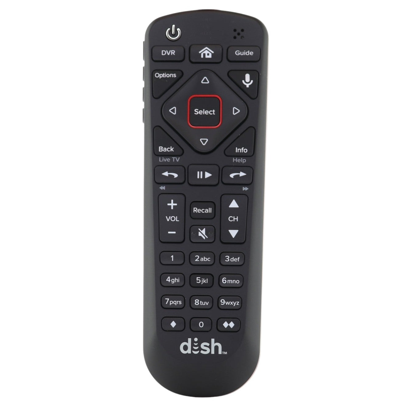 Dish-Network 54.2 UHF 2G Satellite Cable box Remote Control | Google Voice | RF and IR - 227238