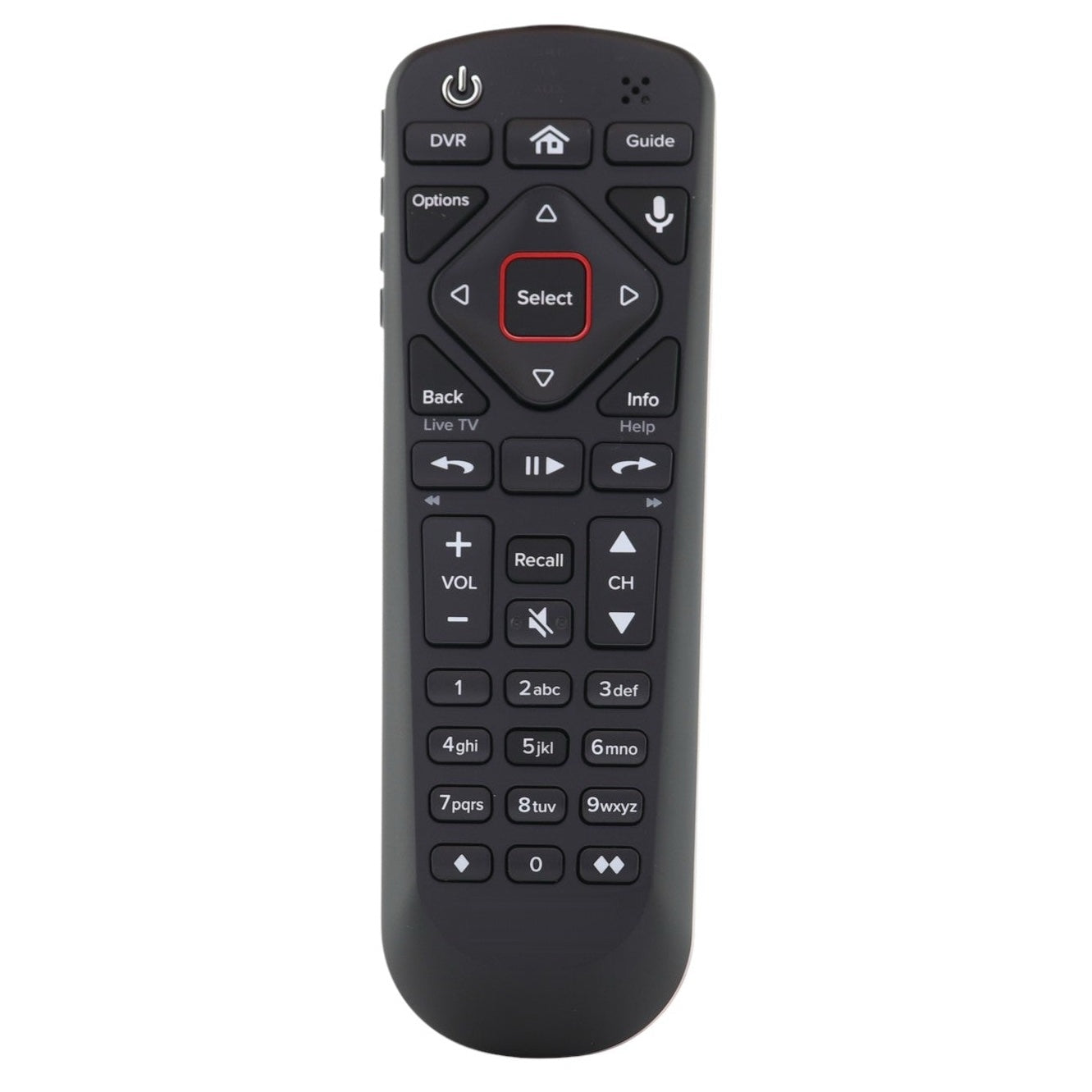 Dish-Network 54.2 UHF 2G Satellite Cable box Remote Control | Google Voice | RF and IR - 227238