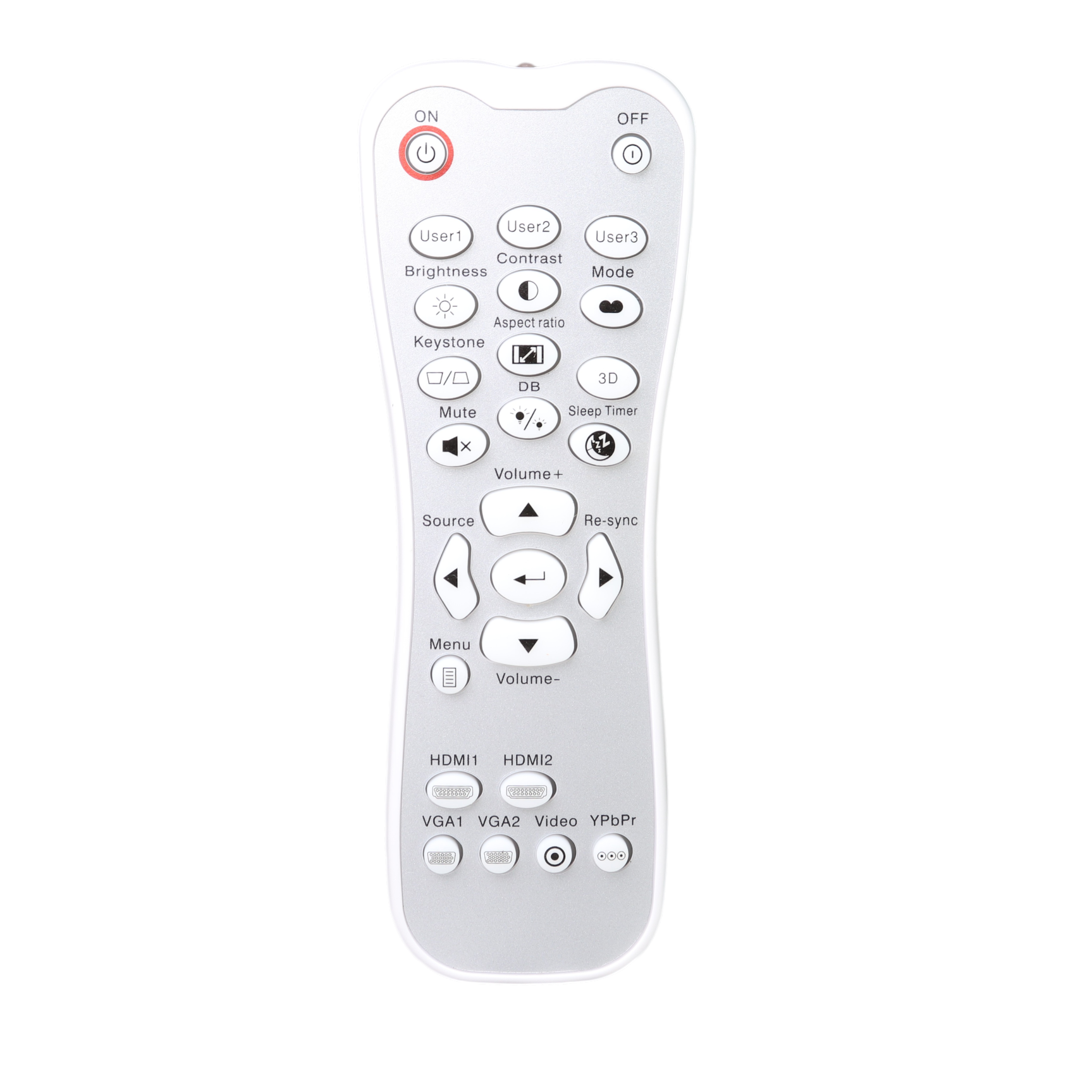 Mando a distancia para proyector Optoma BR-3001B con retroiluminación - BR-3001B