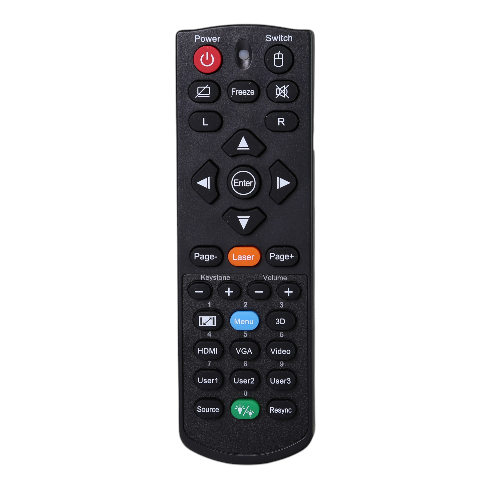 Control remoto de proyector Optoma BR-5053C con puntero láser - BR-5053C