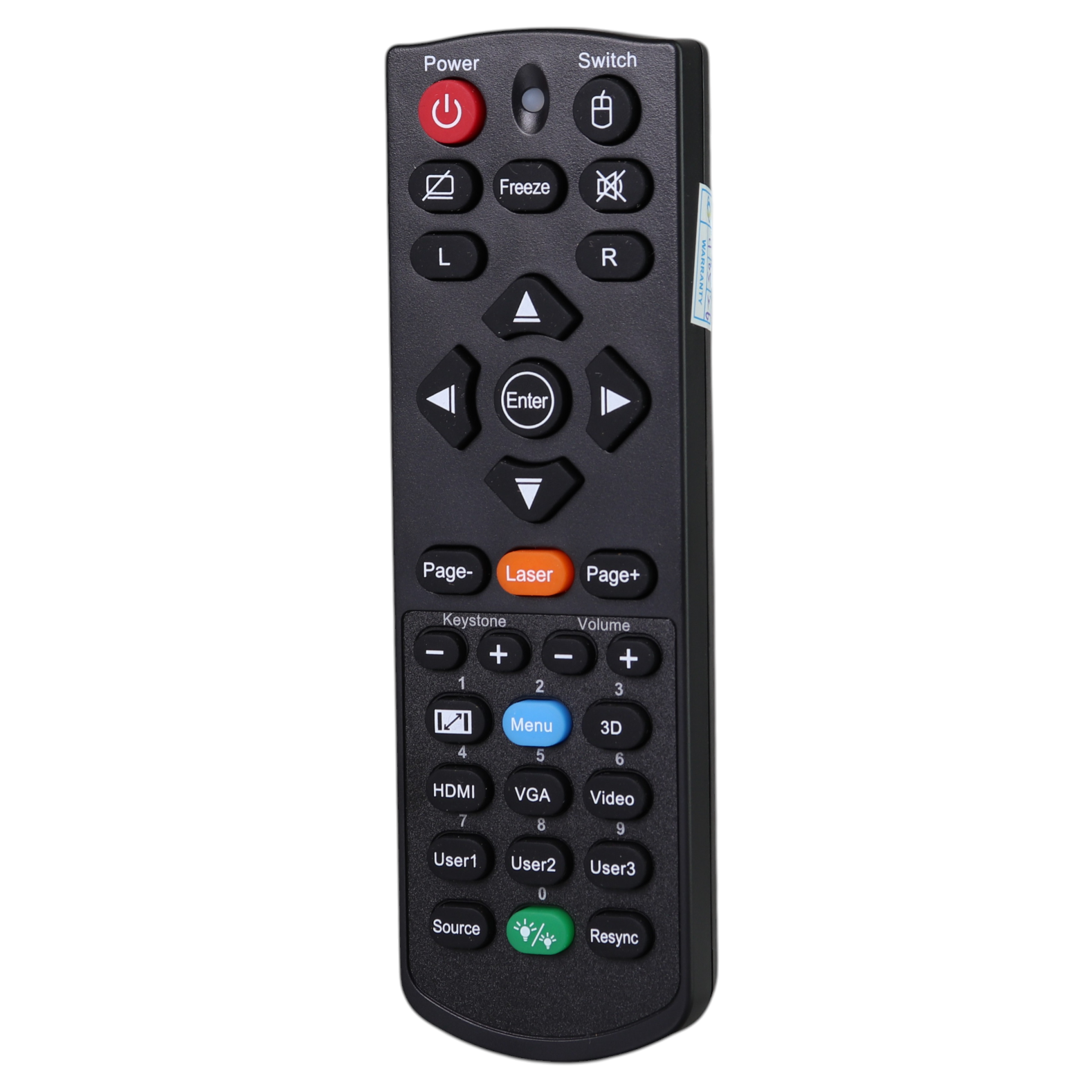 Control remoto de proyector Optoma BR-5053C con puntero láser - BR-5053C