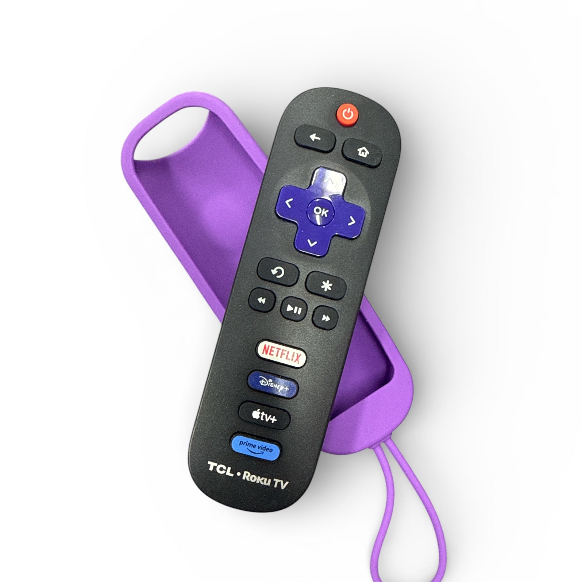 TCL RC280 Roku TV remote control with Free Protective Case Bundle - 21001-000109