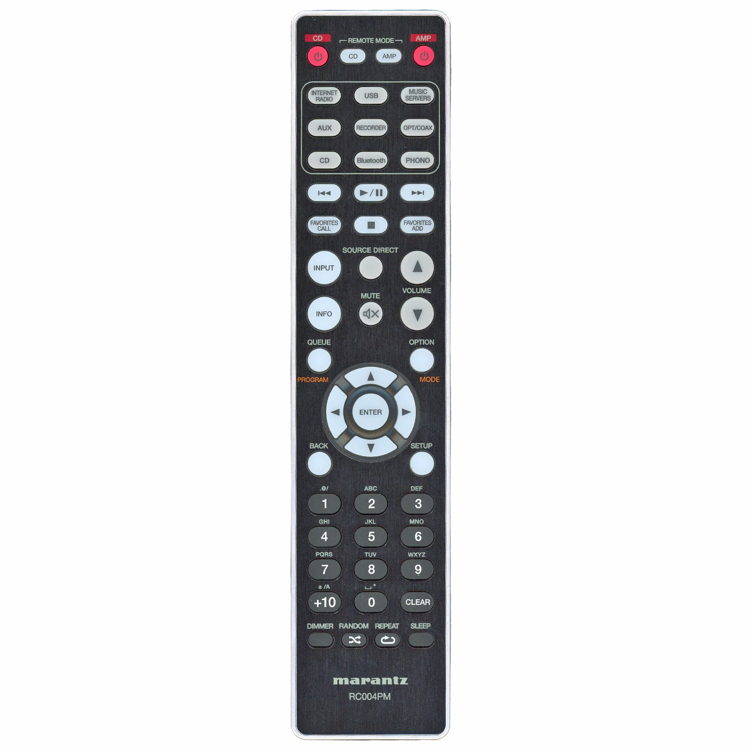 Marantz RC004PM Network Integrated Amplifier Audio Remote Control | PM7000N - 30701027400AM
