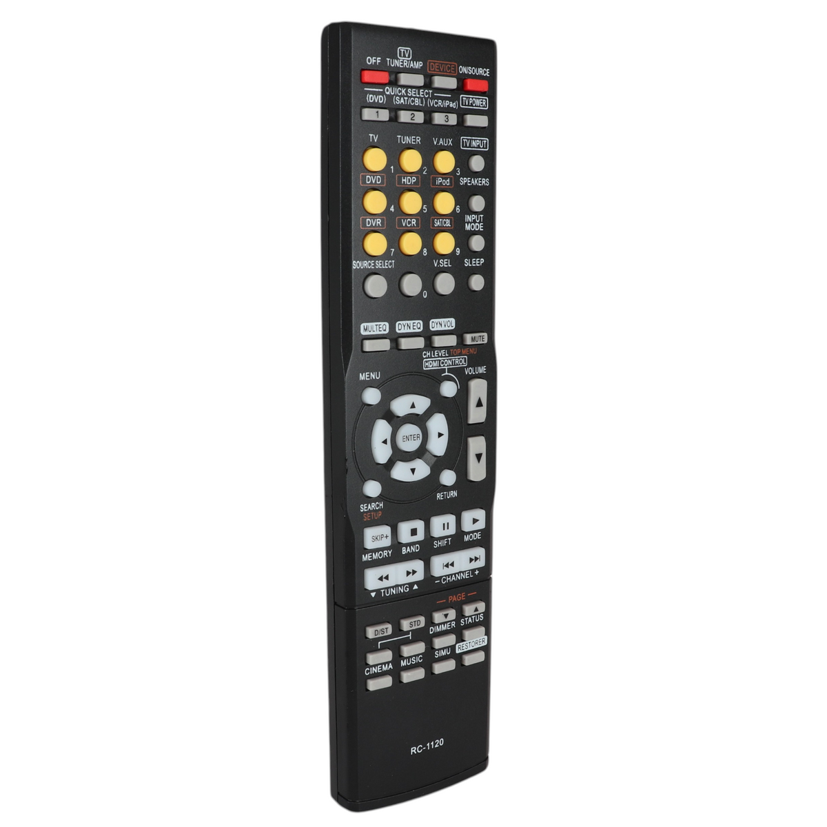 Control remoto genérico RC1120 para receptor Denon