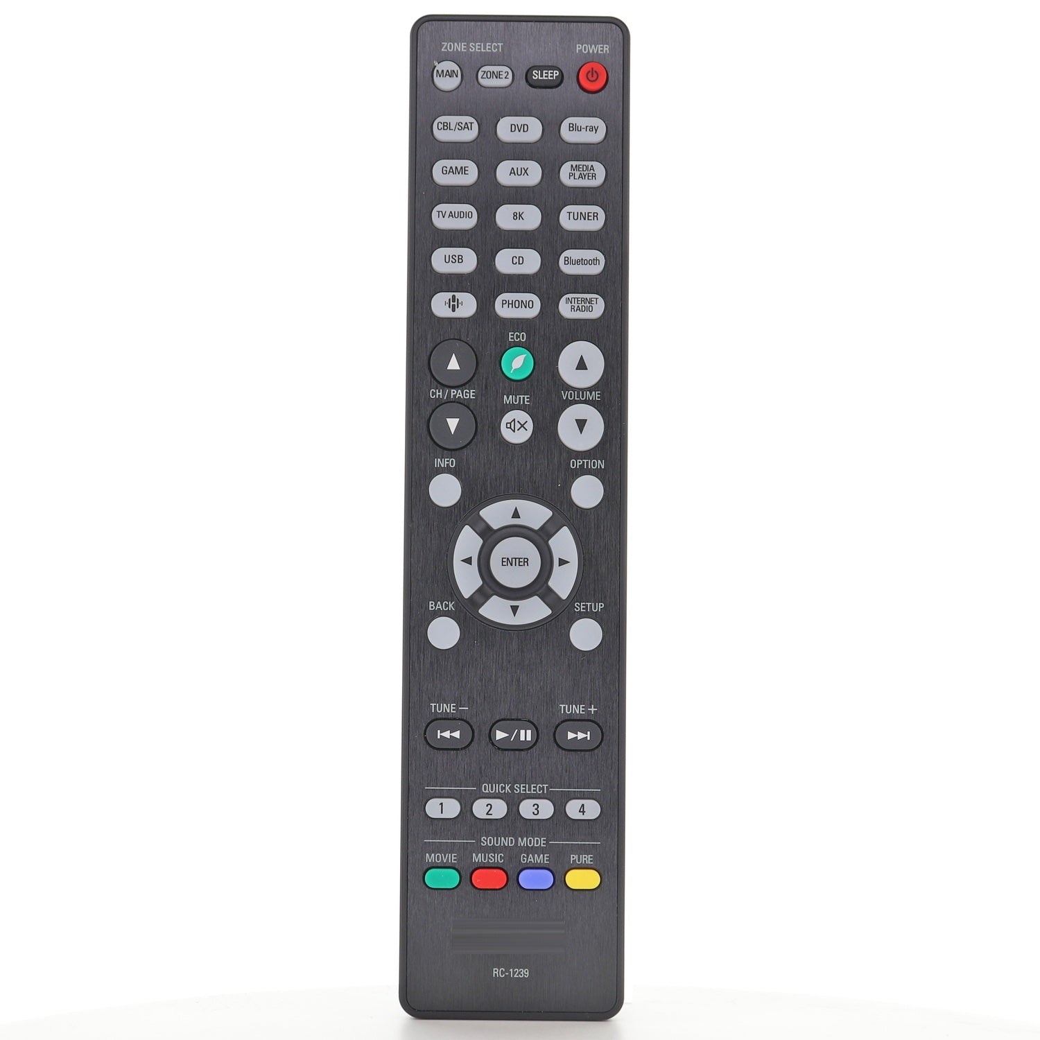 Telecomando Universale Di Ricambio Per Denon RC-1211 E Marantz | Sostituisce 30701022600AS Con Funzione MAIN E ZONE 2