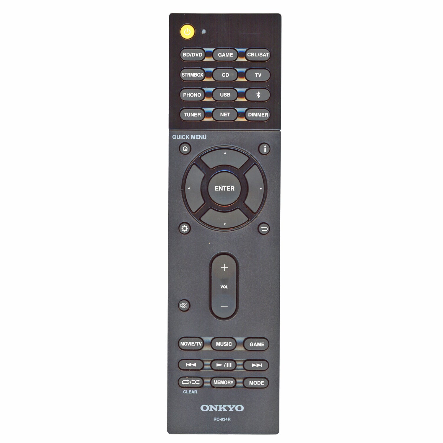 Onkyo RC934R A/V Receiver Remote Control - 24140934 | RC-934R