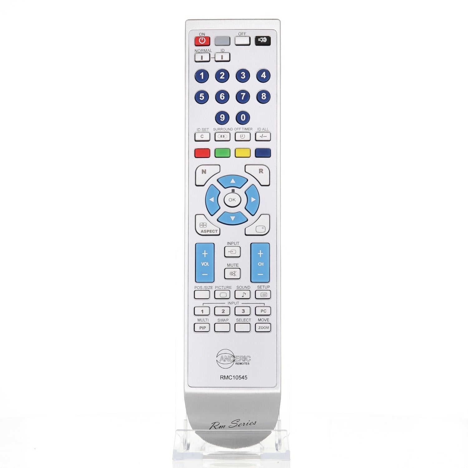 Anderic RMC10545 Replacement Monitor Remote Control for Panasonic EUR646529, EUR646529R, EUR7636070R