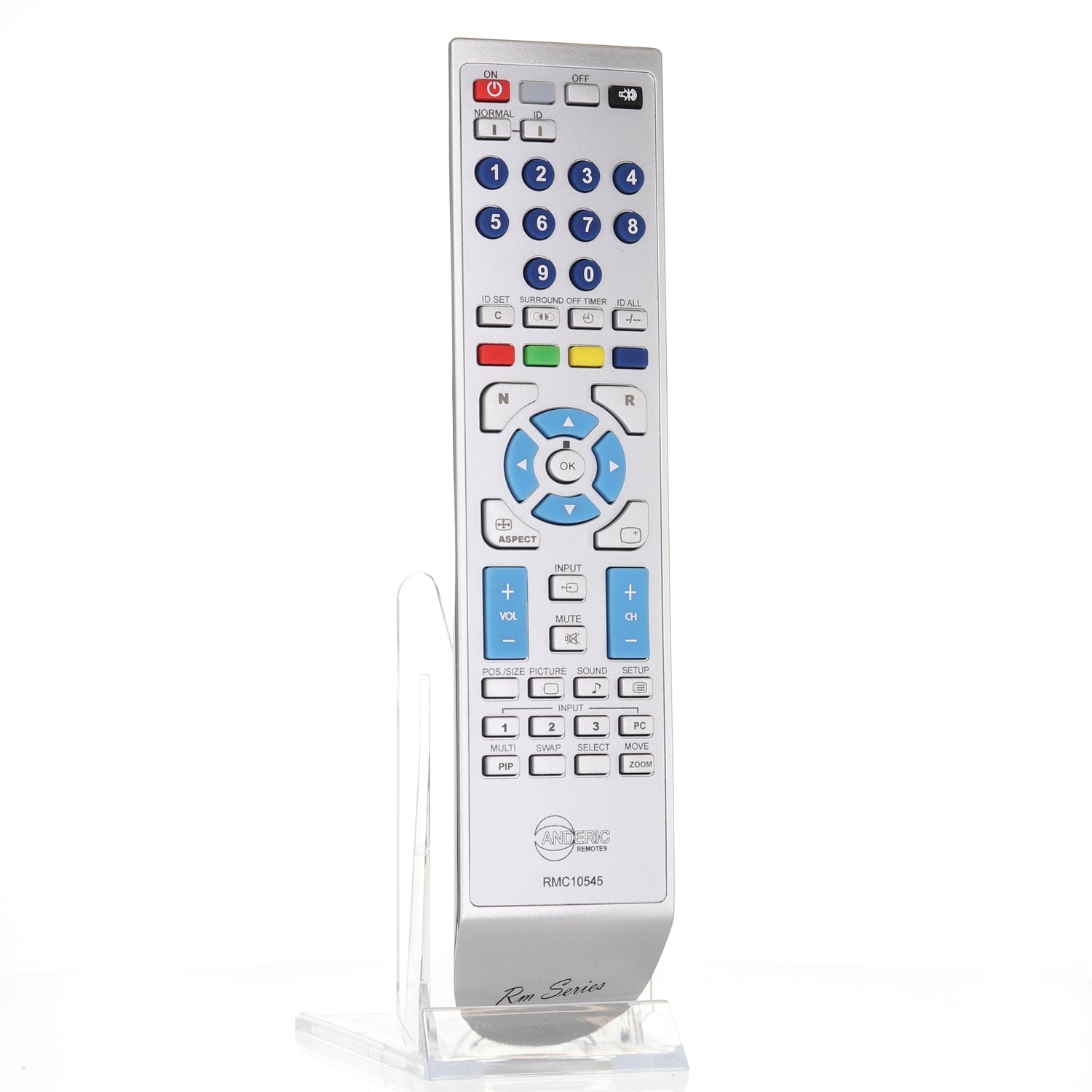 Anderic RMC10545 Replacement Monitor Remote Control for Panasonic EUR646529, EUR646529R, EUR7636070R