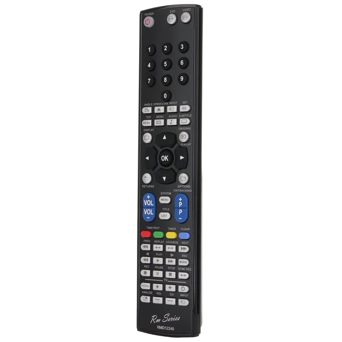 Télécommande de remplacement Anderic RMC12249 pour lecteurs DVD et combinés DVD/magnétoscope Sony RMT-D240A et autres