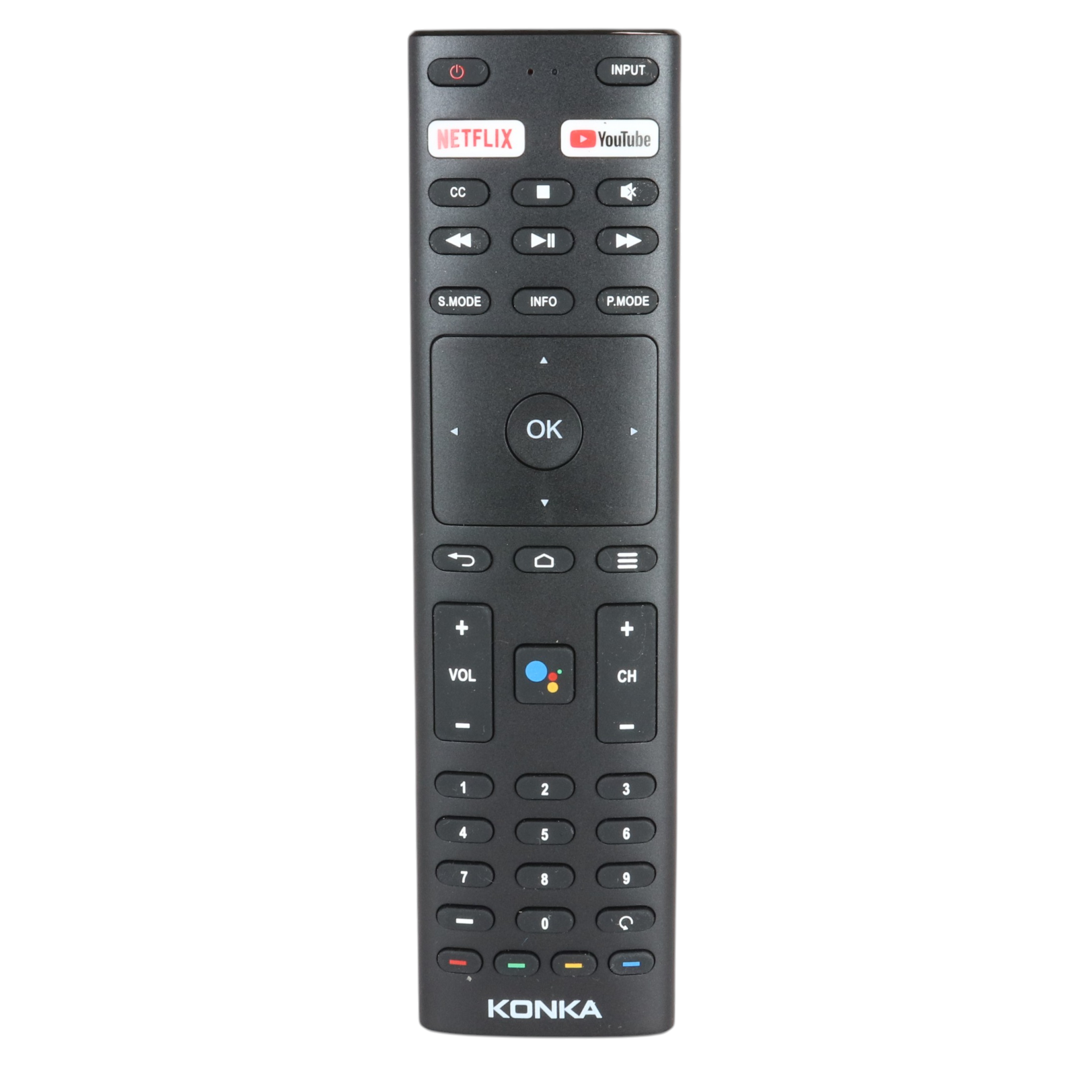 Télécommande Smart Google TV Konka RMC3329 | Vocale | IR | Netflix | Youtube - 504Q4371109