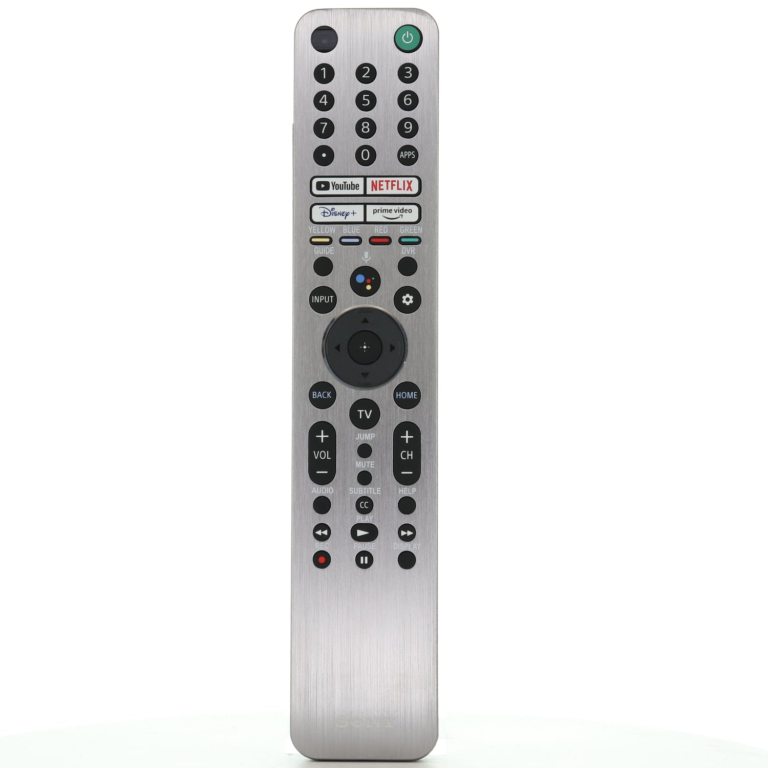 Sony RMF-TX621U Backlit Smart TV Remote Control with Voice | Metal Front - 1-009-947-11