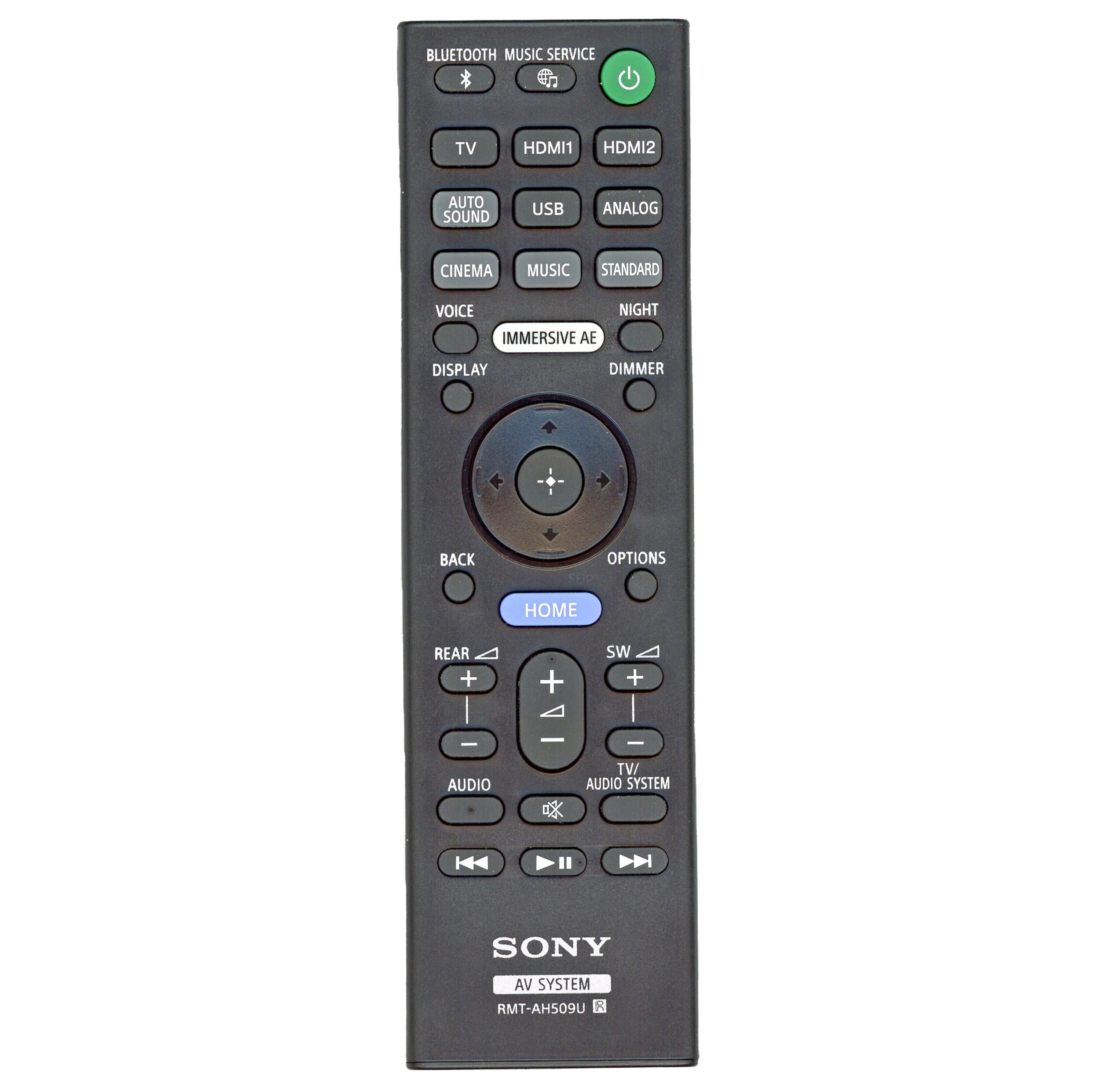Sony RMT-AH509U Sound Bar Remote Control - 100935711 - RMTAH509U