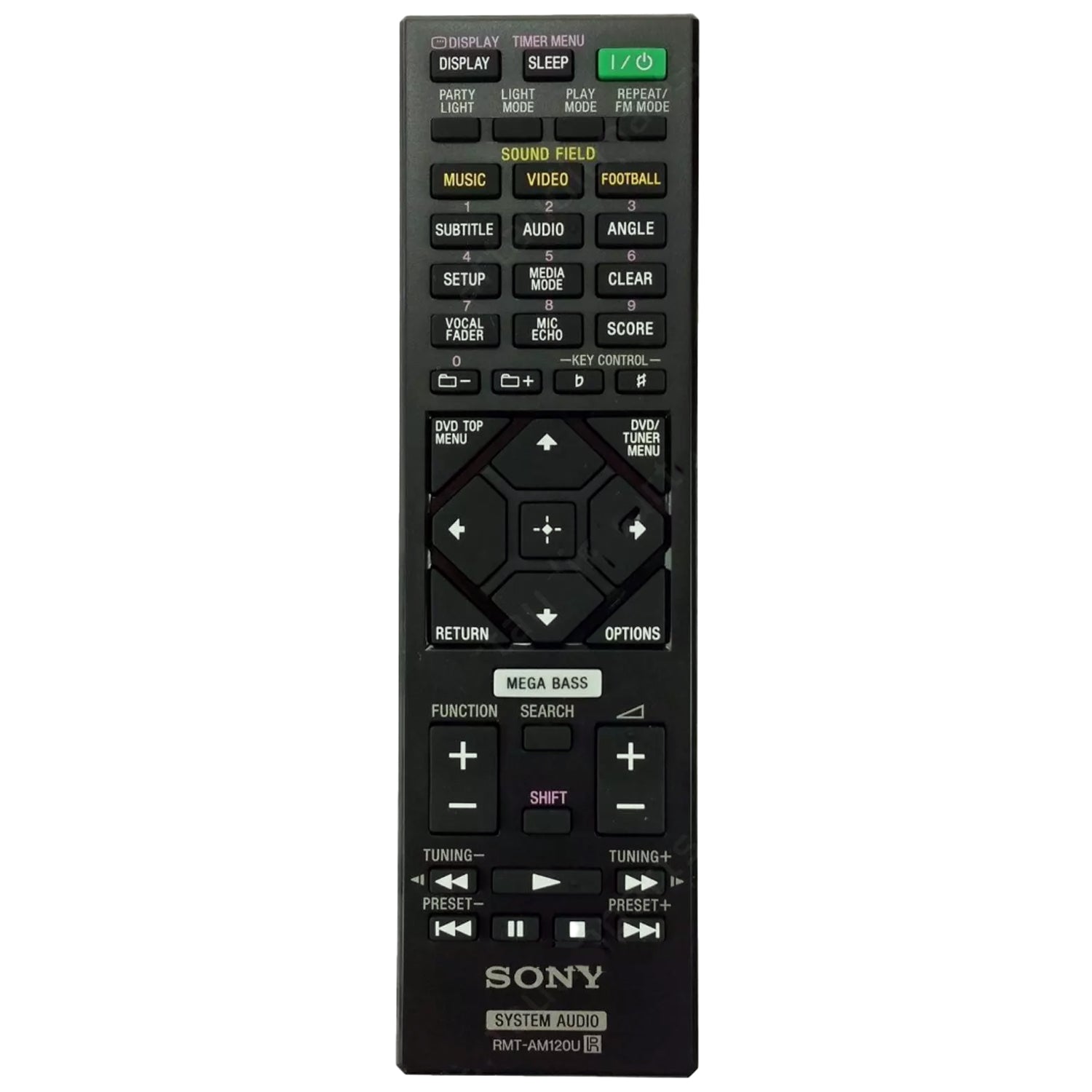 Télécommande pour système audio domestique Sony RMTAM120U - 149296011