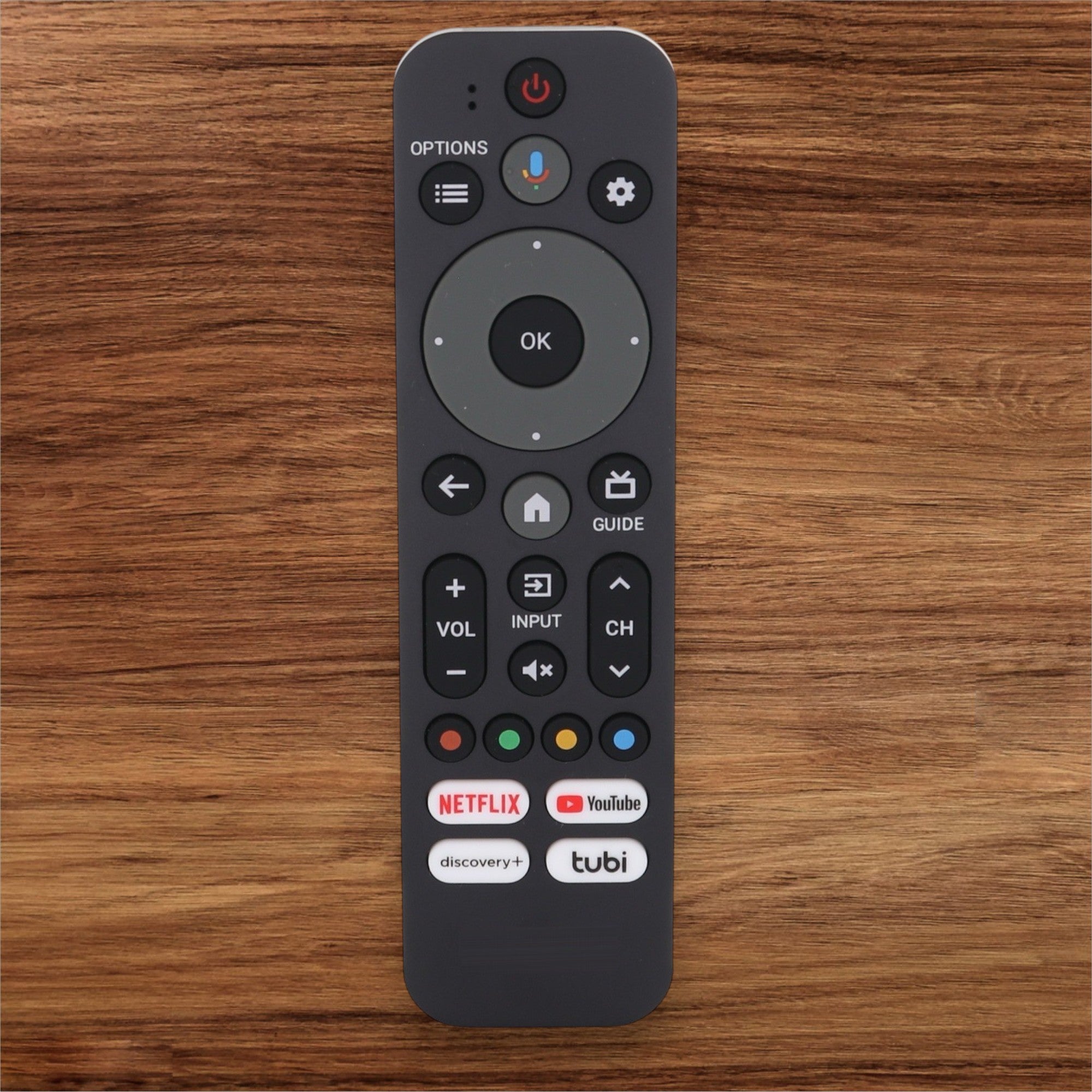 Philips RF553A Google Android TV Remote Control with Voice | Netflix | Youtube | Discovery+ | tubi - URMT26CNDA14