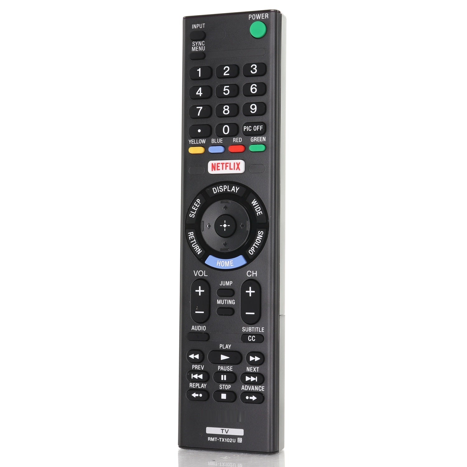 Control remoto para televisor Sony RMTTX102U