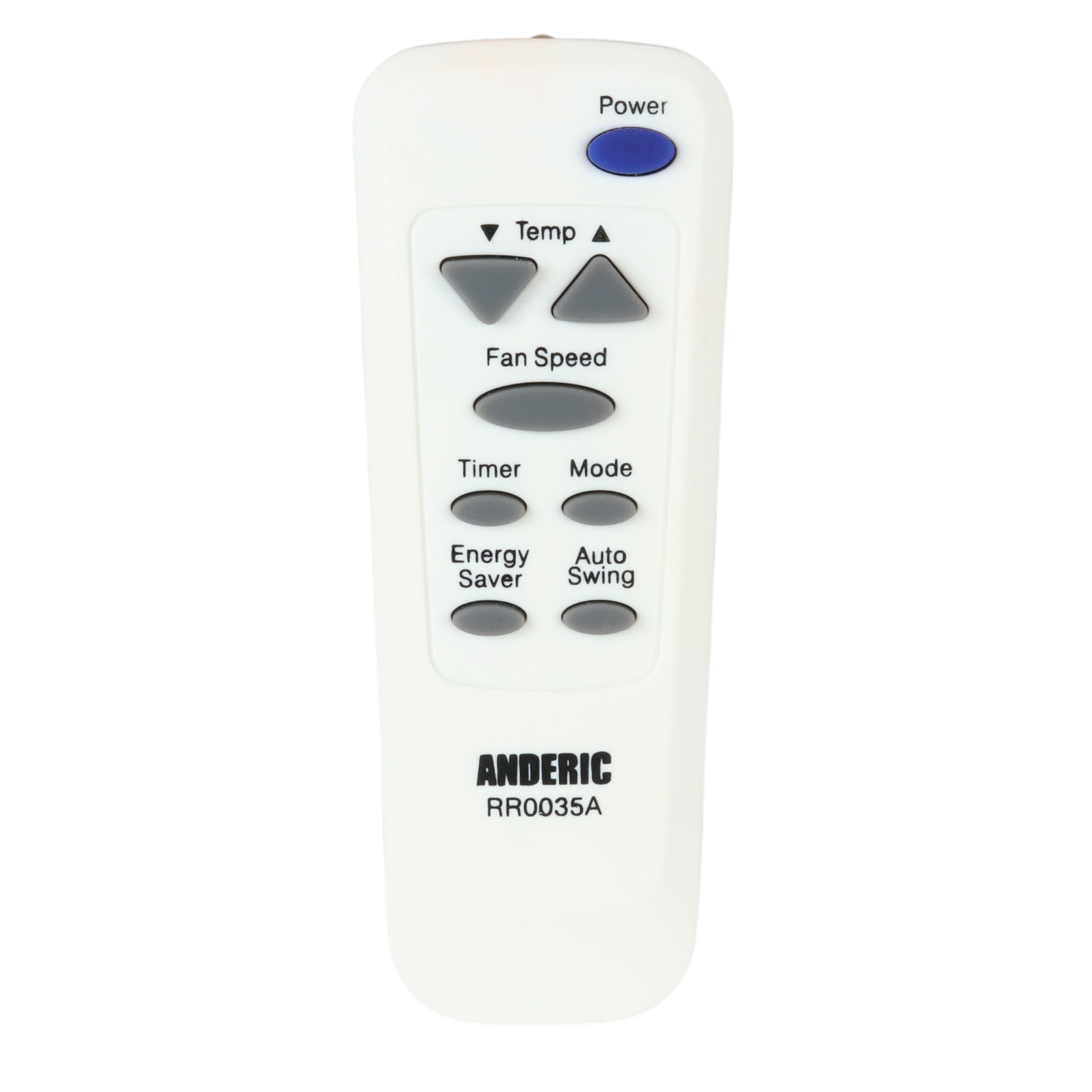 Télécommande de remplacement Anderic RR0035A pour climatiseurs LG, GE, Goldstar, Hampton Bay, Kenmore et Zenith