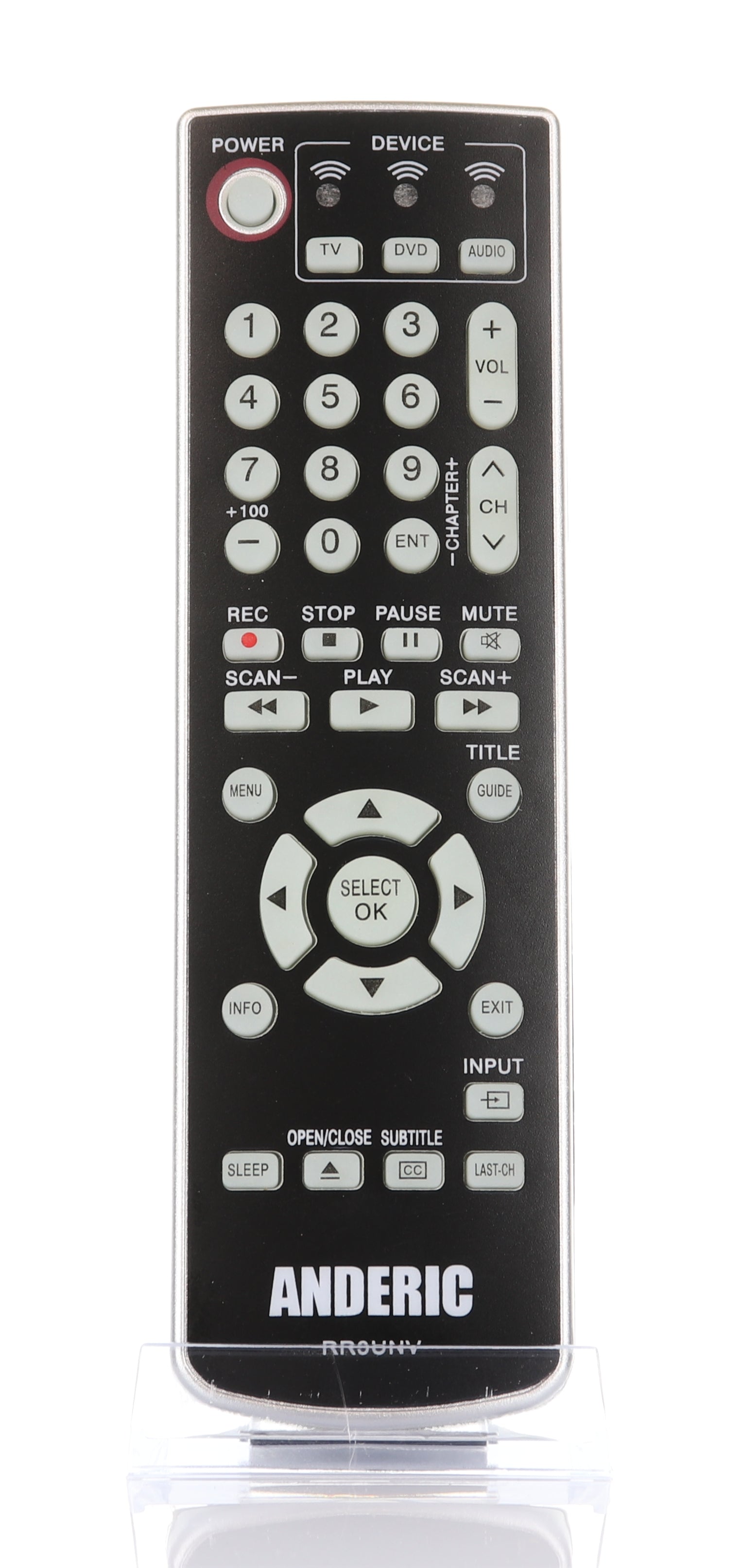 Anderic RR3UNV avec télécommande universelle 3 appareils