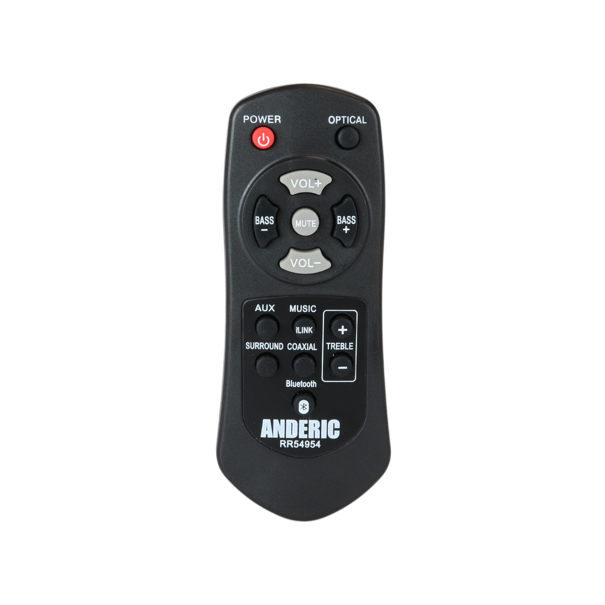 Anderic RR54954 Replacement Sound Bar Remote Control for Philips 996510059695, 996580004176, 996510063326, 996510054954, 996510050576, and Others