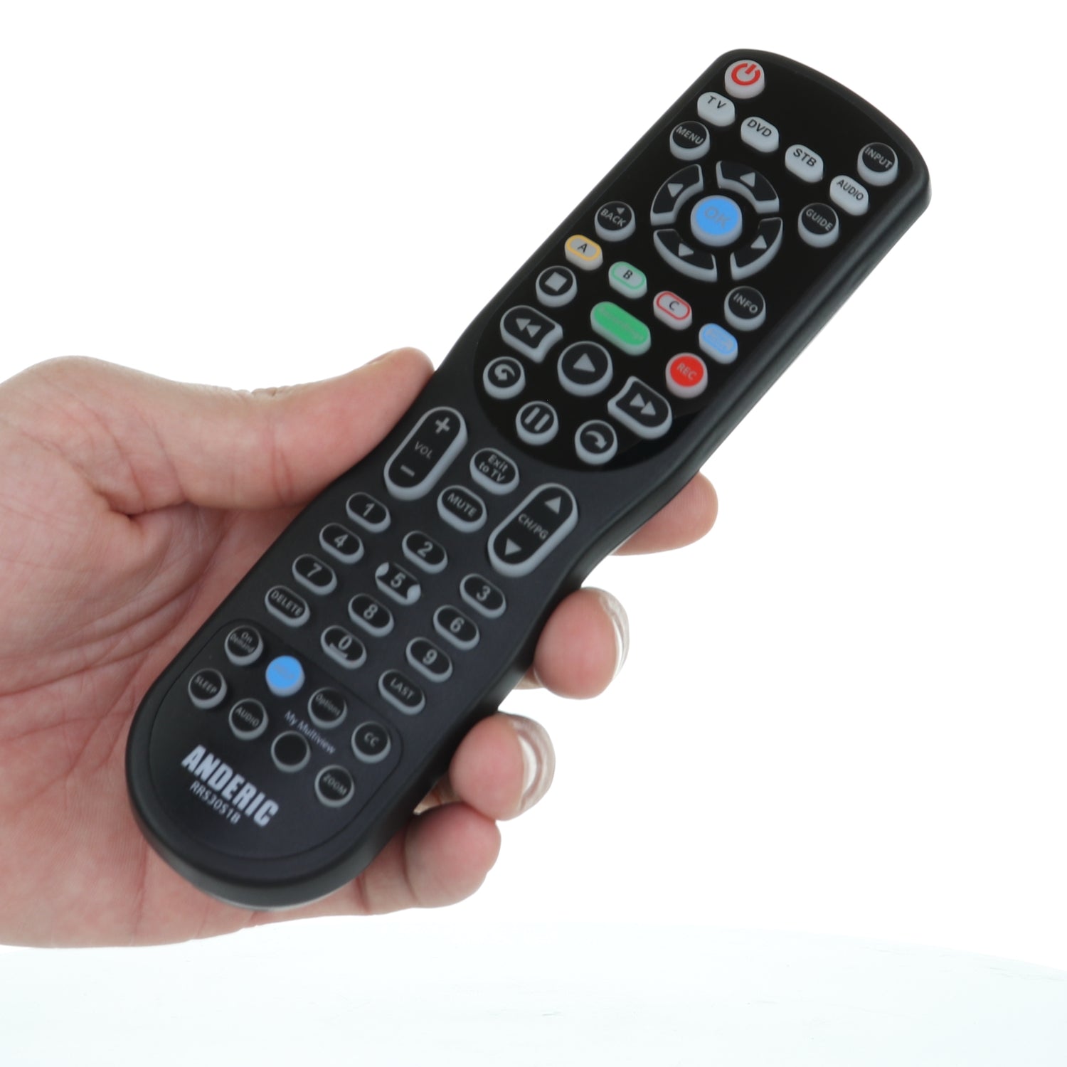 Anderic RRS30S1B 4-device Universal Remote Control for AT&T U-VERSE Cable Set top boxes with Learning | S30-S1A, 5601BC0001R, S30-S1B