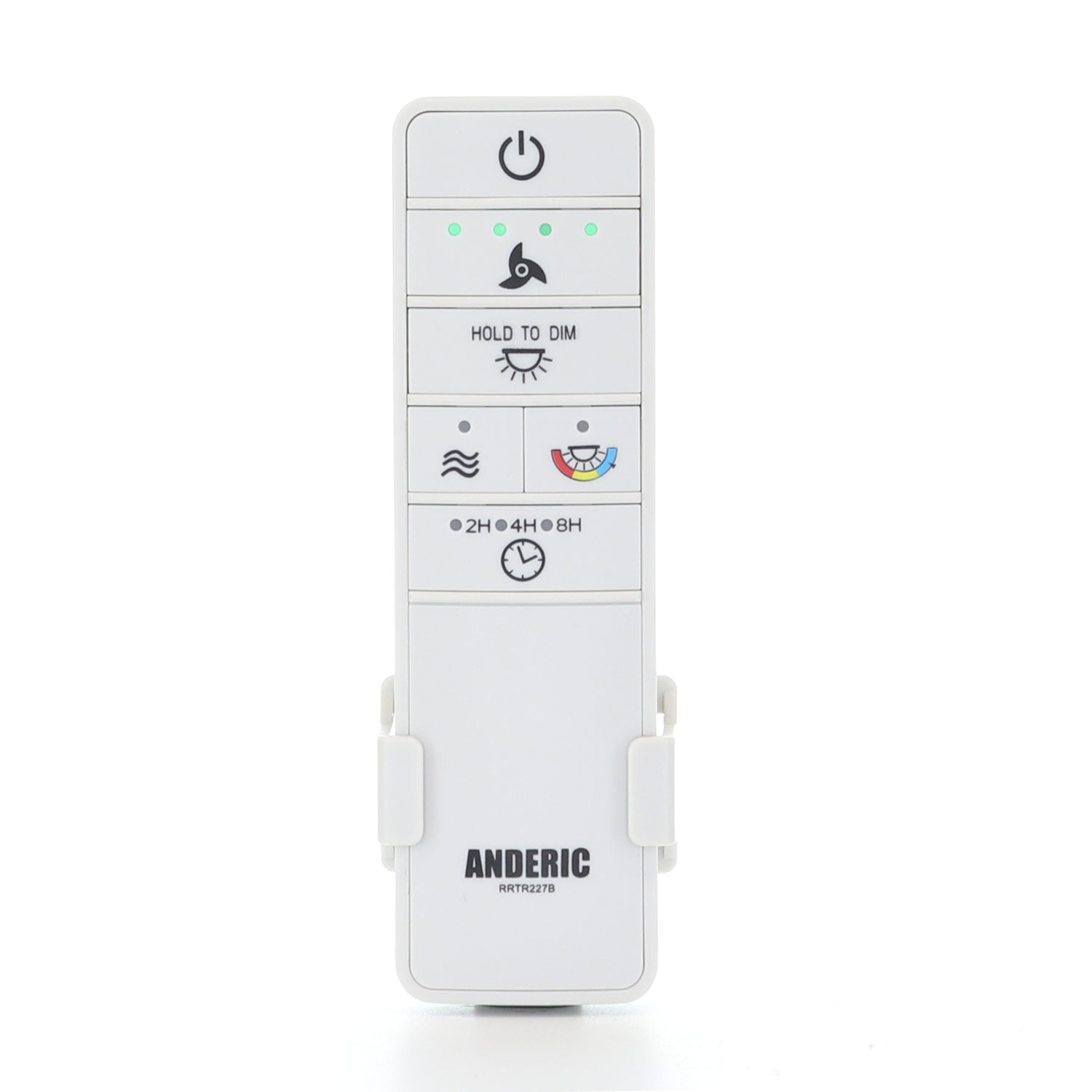 Anderic RRTR227B Ceiling Fan Remote Control for Hampton Bay Hubspace TR227B, 2AQZU-18015 - White
