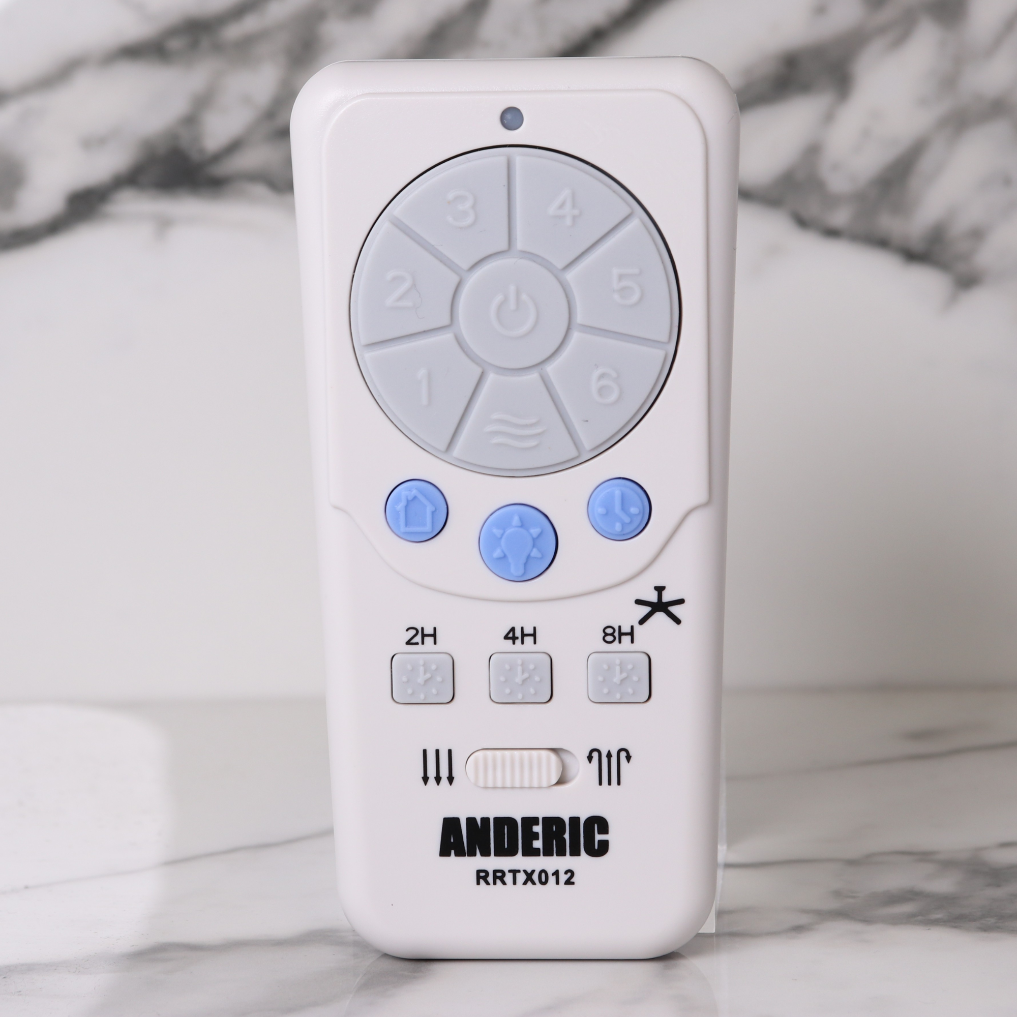 Mando a distancia de repuesto Anderic RRTX012 para ventilador de techo para Harbor Breeze A25-TX012, A25-TX025