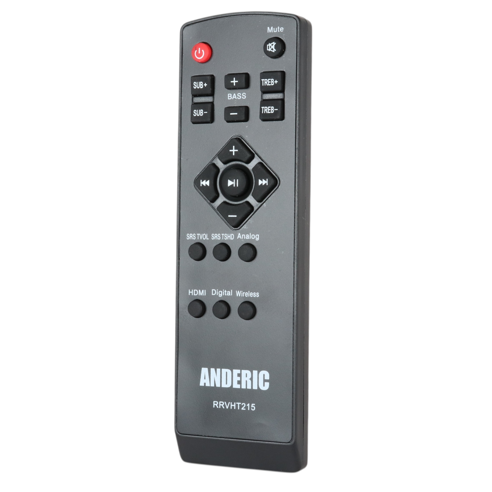 Mando a distancia para barra de sonido Anderic RRVHT215 para Vizio VHT210, VHT510, VHT215 y otros