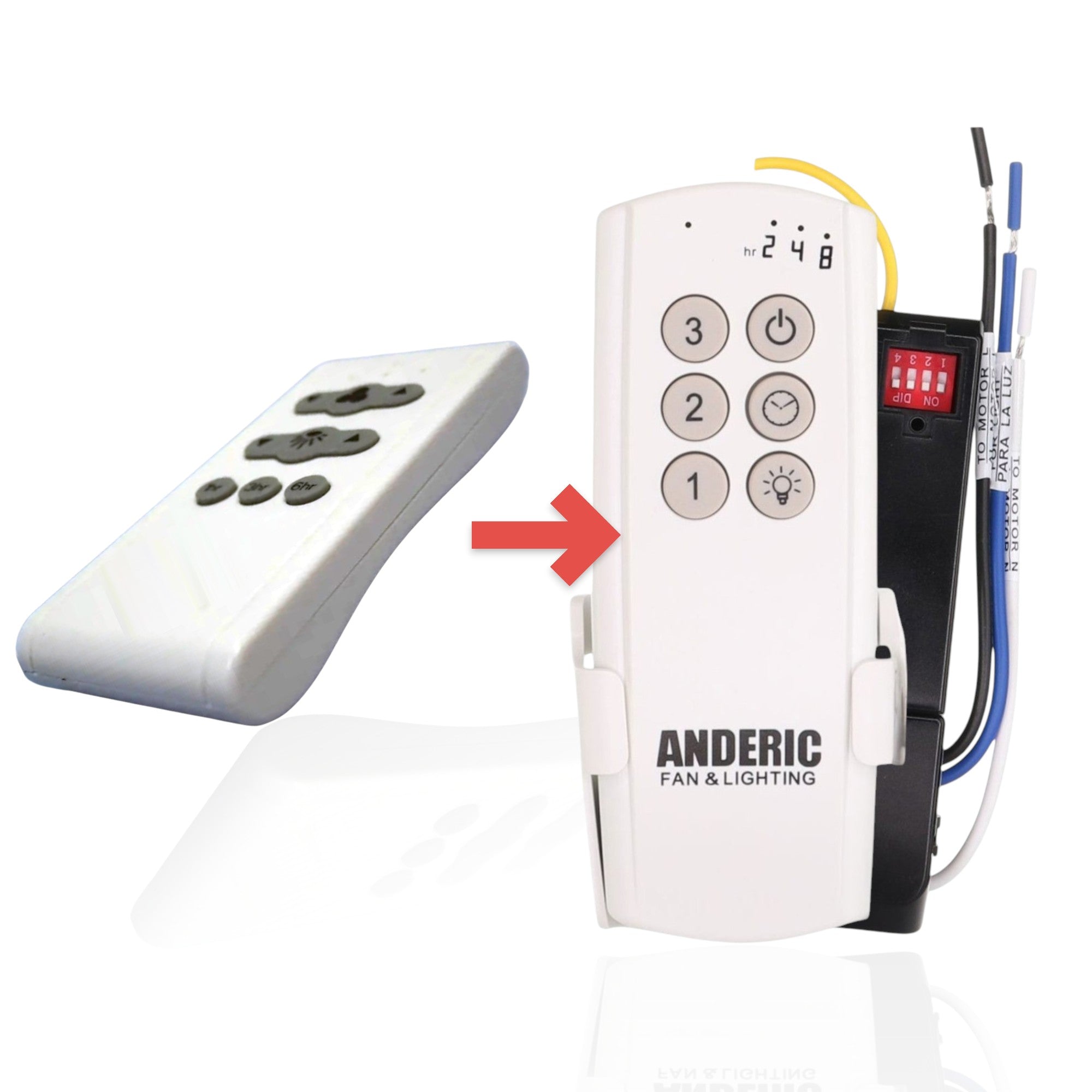 Control remoto para ventilador de techo Fanimation Fans KUJCE10408