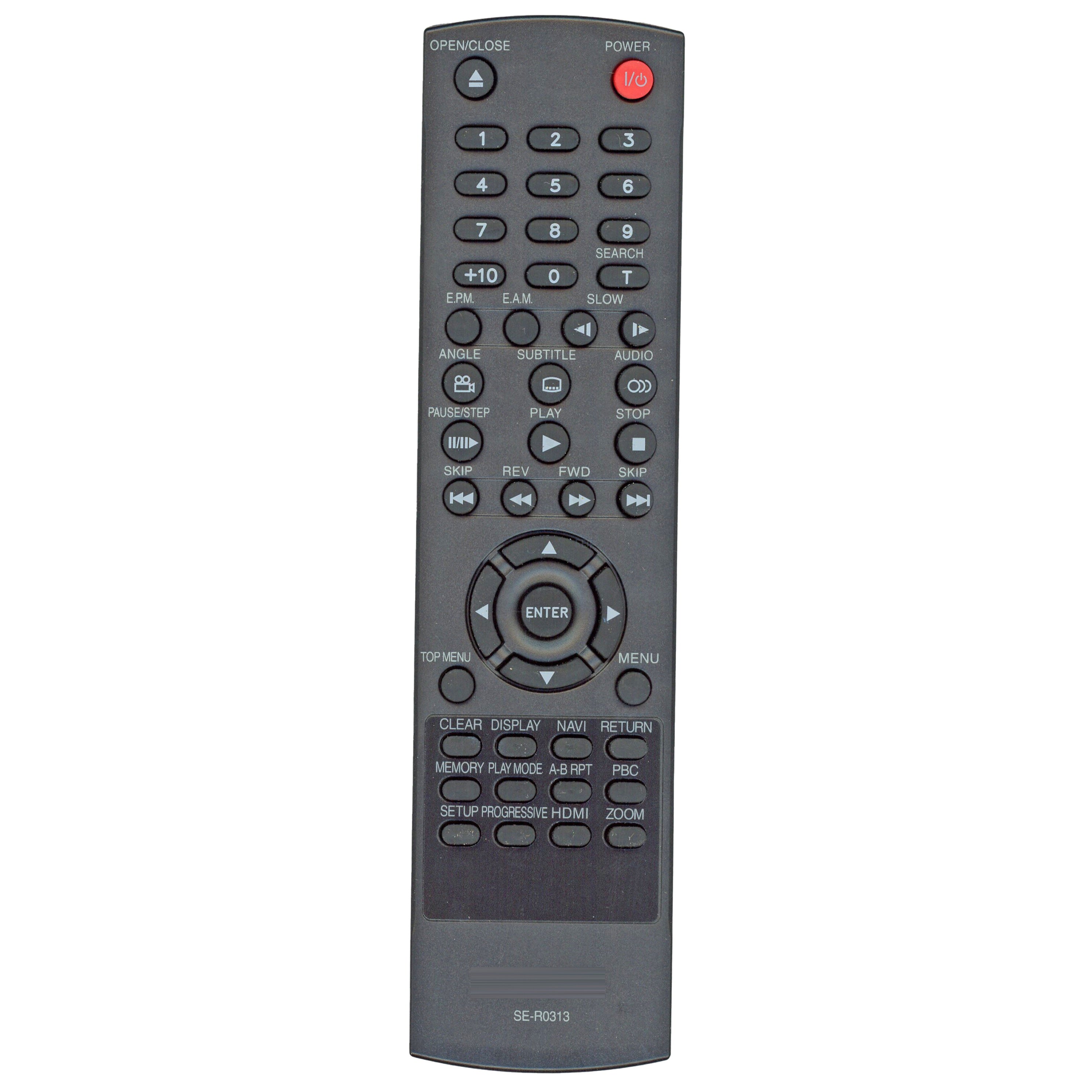 Télécommande pour lecteur DVD vidéo Toshiba SER0313 - AH700497