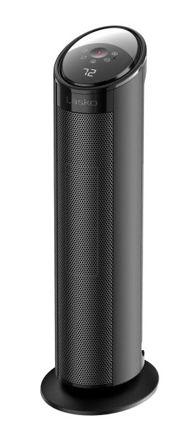 Ventilador vertical y calentador de torre cerámico Lasko 2033698 con control remoto - 2033698