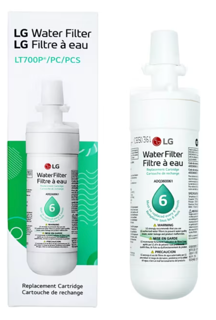 LG LT700P Refrigerator Water Filter - AGF80300702