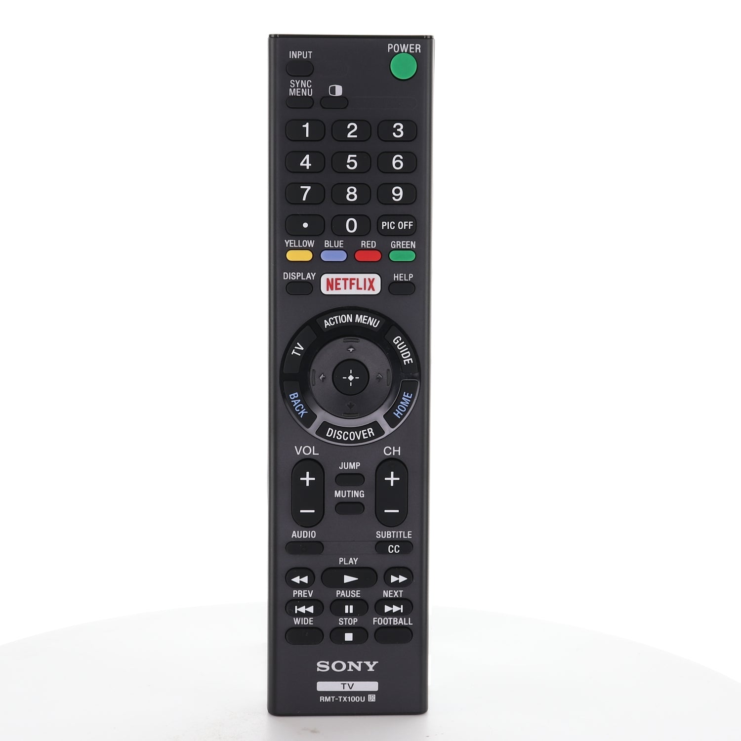 Sony RMT-TX100U Smart TV Remote Control | IR Only - 1-492-978-21