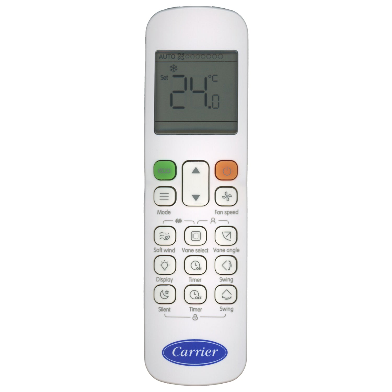 Control remoto para aire acondicionado Carrier WL-12F-CM - RM02A/BGE-A