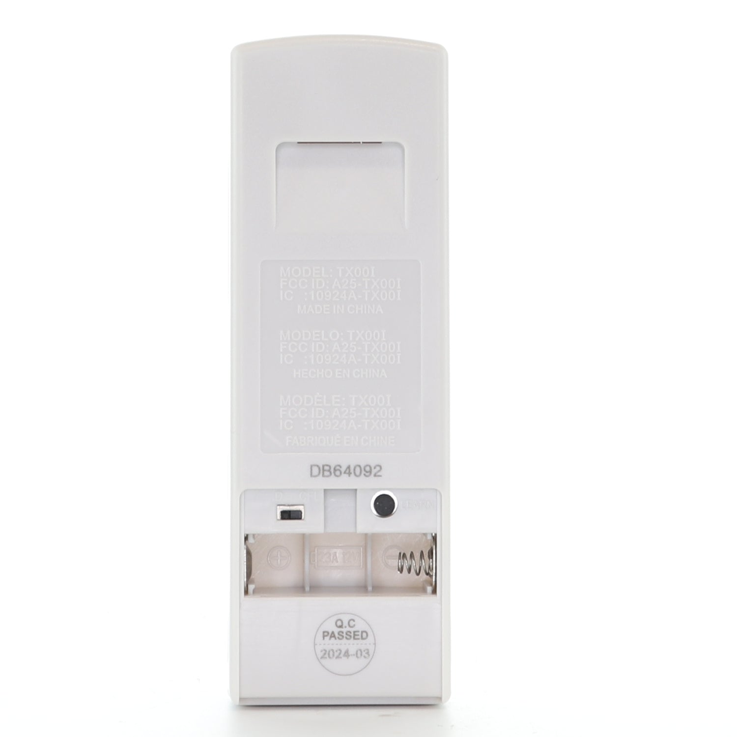 Control remoto para ventilador de techo Harbor Breeze A25TX00I - A25-TX00I