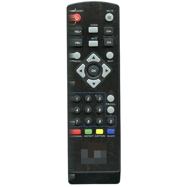 Control remoto del convertidor y sintonizador de TV digital Access HD ACC001