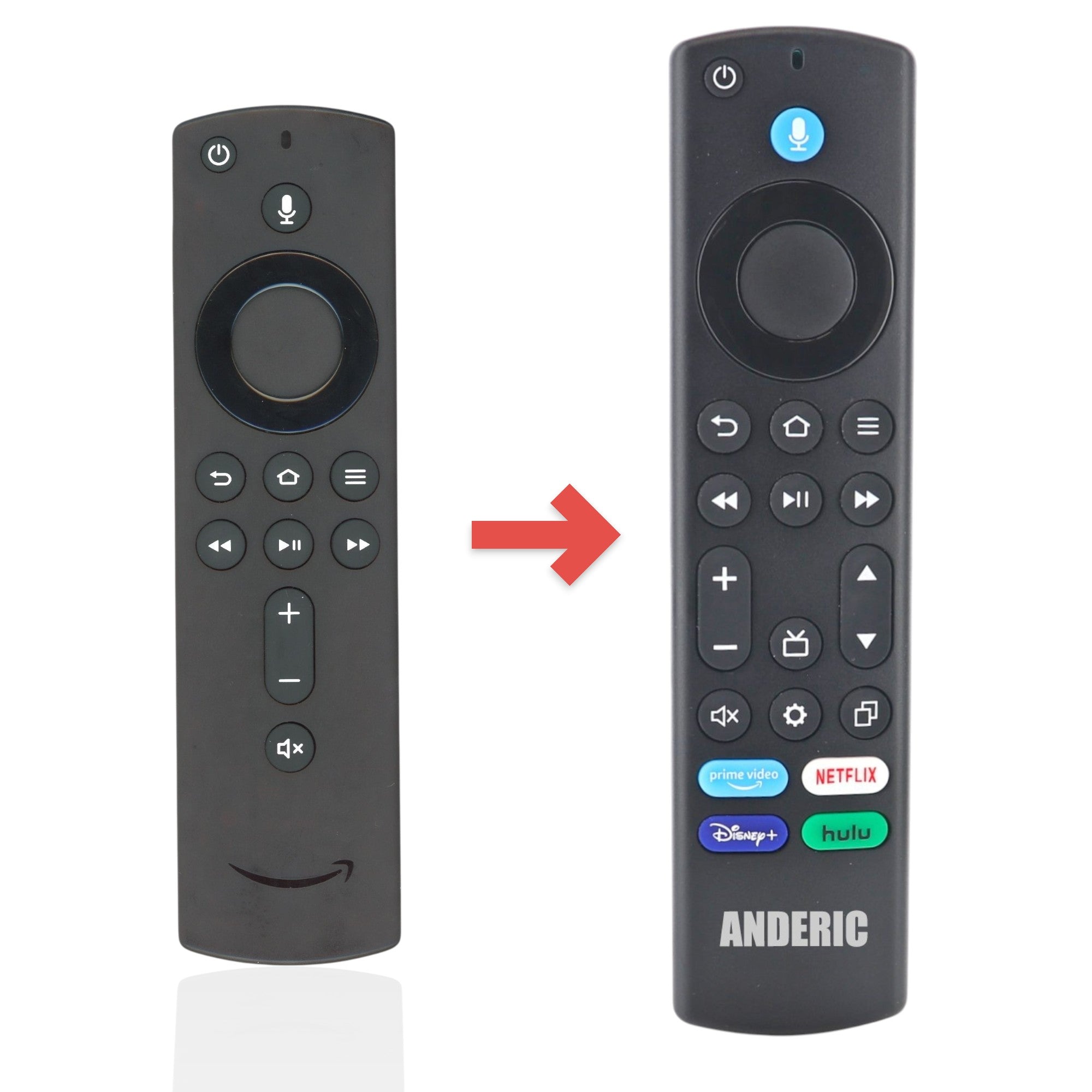 Amazon L5B83H Télécommande de streaming Fire Stick 2ème génération (Télécommande seule) - L5B83H